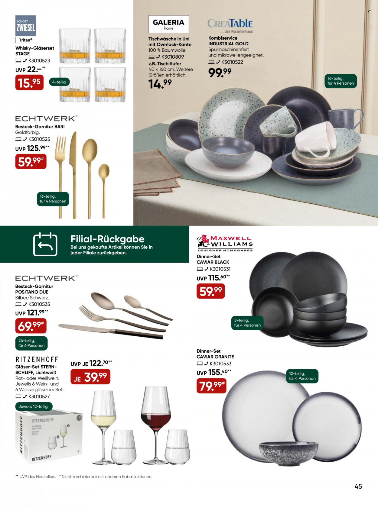 GALERIA Karstadt Kaufhof Prospekte  - 7.12.2022 - 13.12.2022. Seite 45