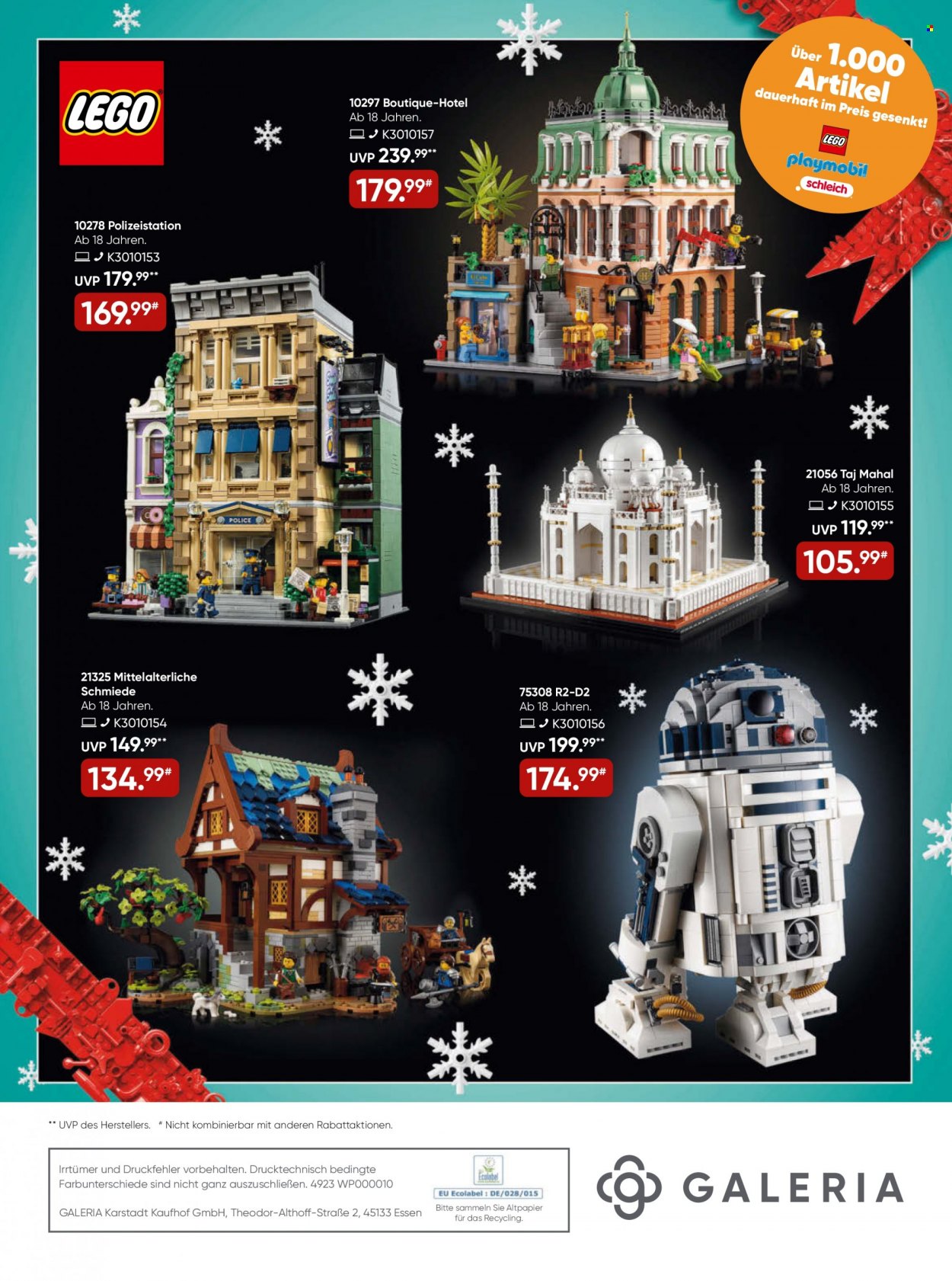 GALERIA Karstadt Kaufhof Prospekte  - 7.12.2022 - 13.12.2022. Seite 56