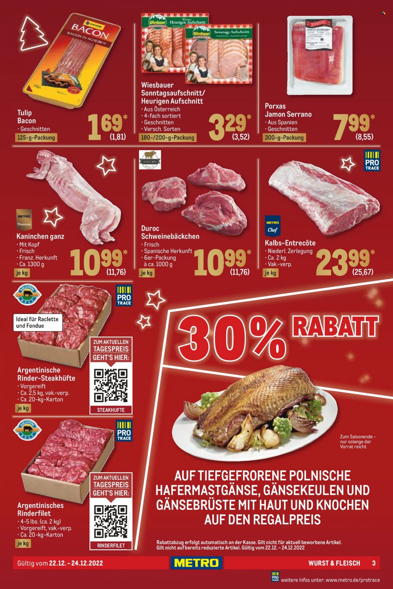 Metro Prospekte  - 22.12.2022 - 24.12.2022. Seite 3