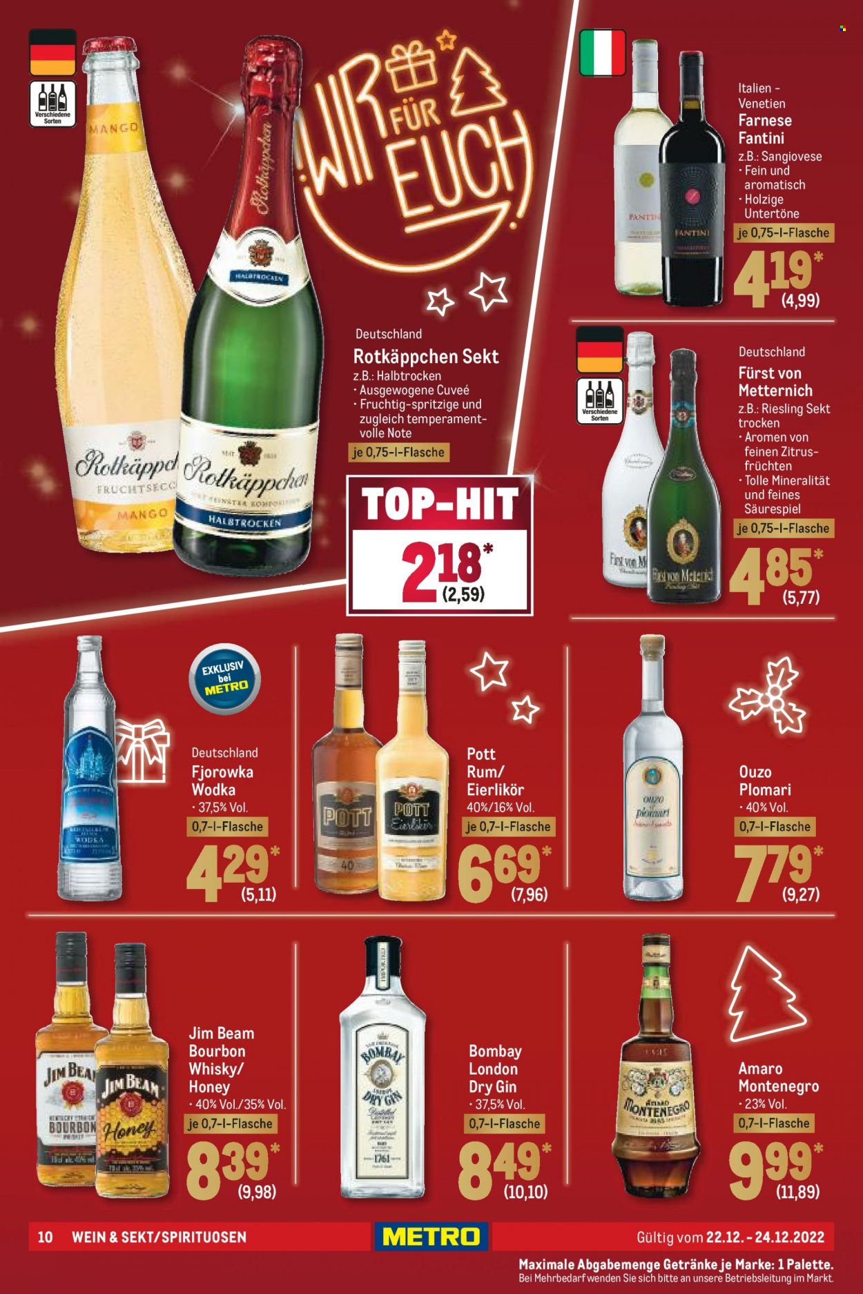 Metro Prospekte  - 22.12.2022 - 24.12.2022. Seite 10