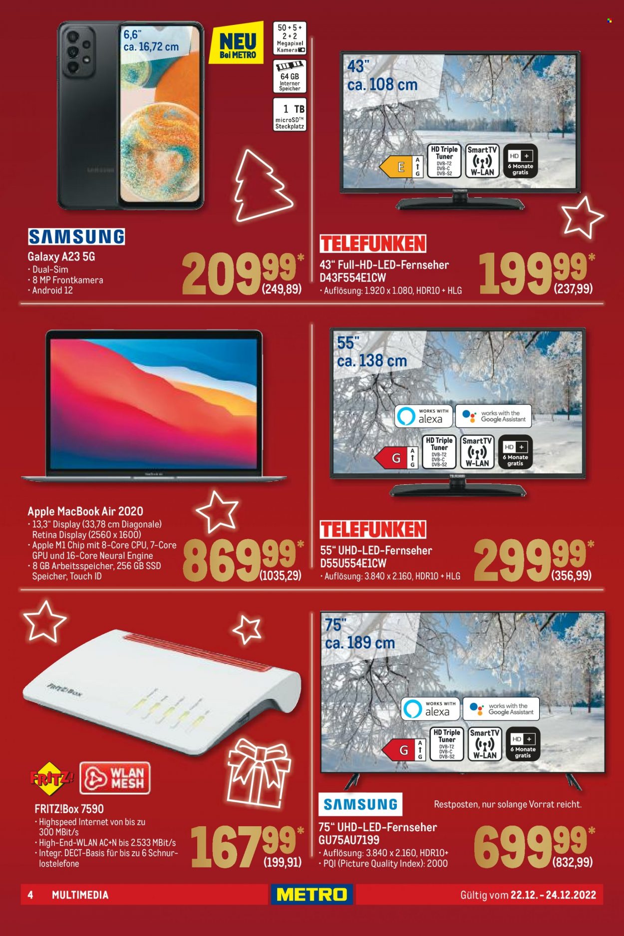 Metro Prospekte  - 22.12.2022 - 24.12.2022. Seite 4