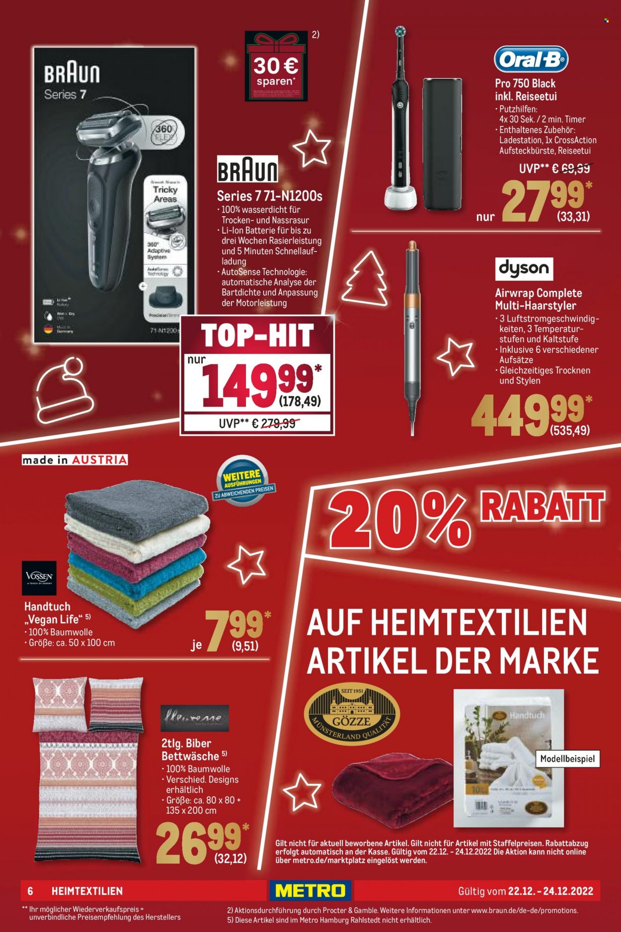 Metro Prospekte  - 22.12.2022 - 24.12.2022. Seite 6