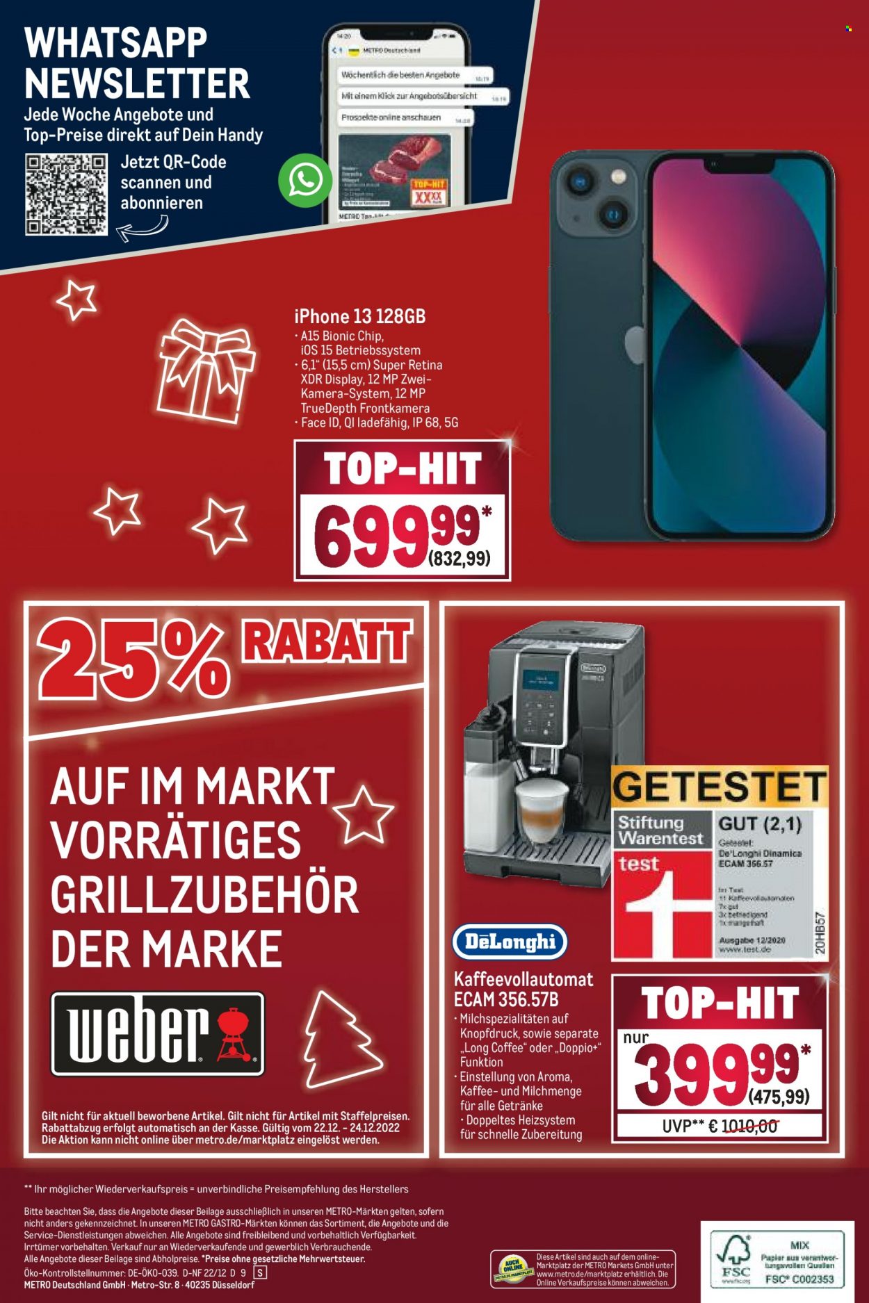 Metro Prospekte  - 22.12.2022 - 24.12.2022. Seite 8