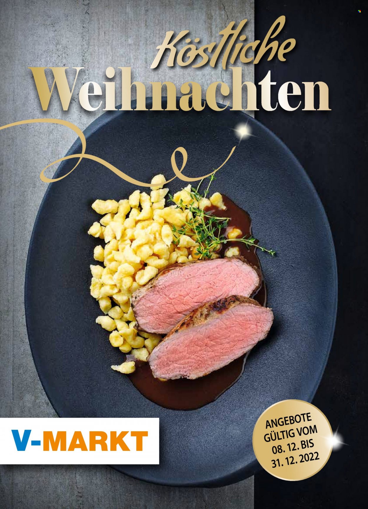 V-Markt Prospekte  - 8.12.2022 - 31.12.2022. Seite 1