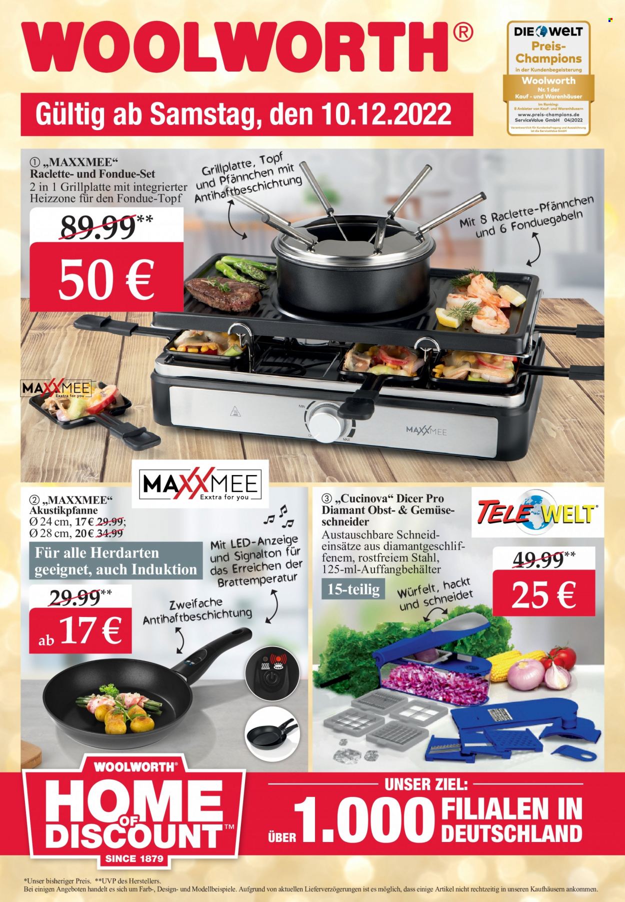 Woolworth Prospekte  - 10.12.2022 - 19.12.2022. Seite 1