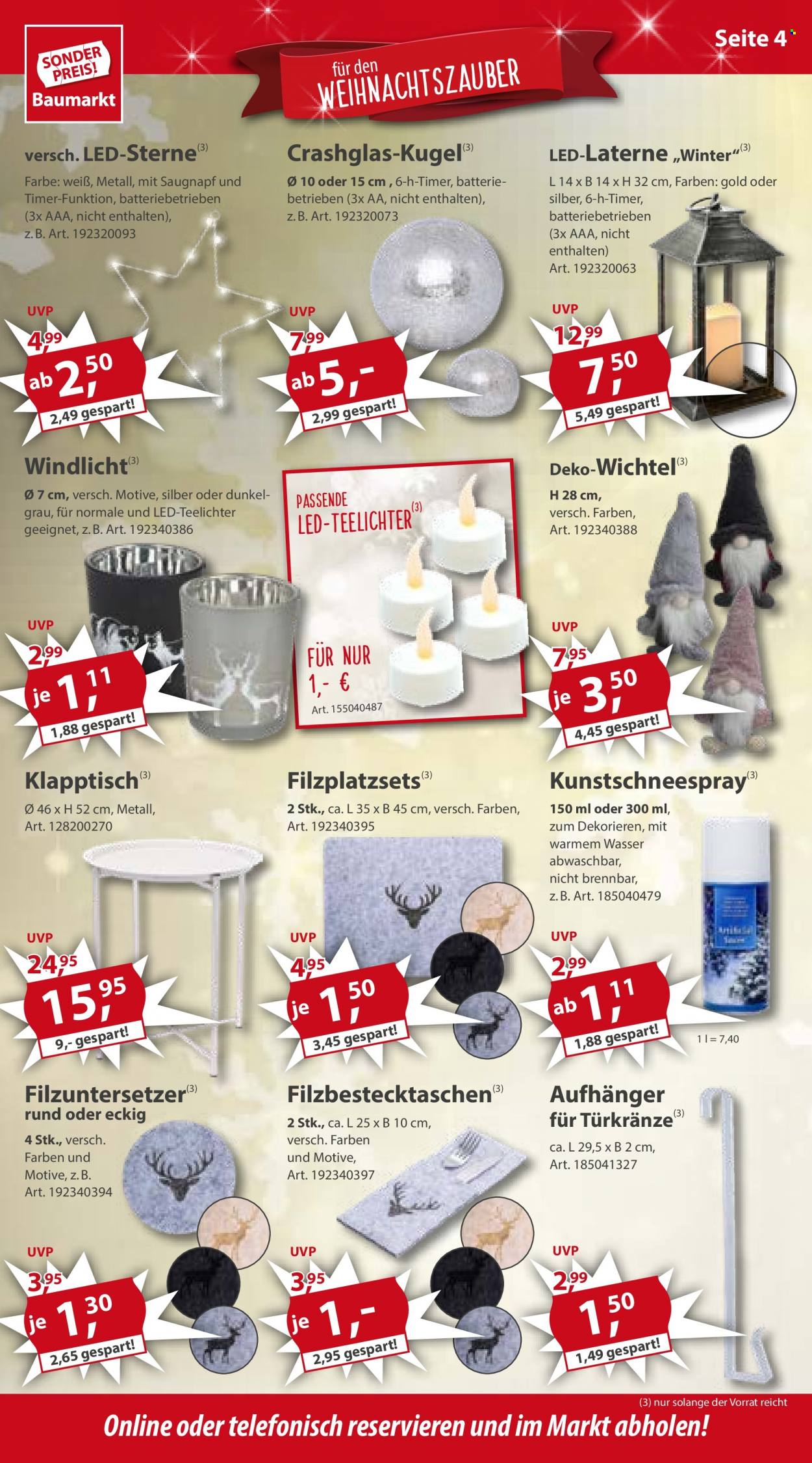 Sonderpreis-Baumarkt Prospekte  - 17.12.2022 - 23.12.2022. Seite 4
