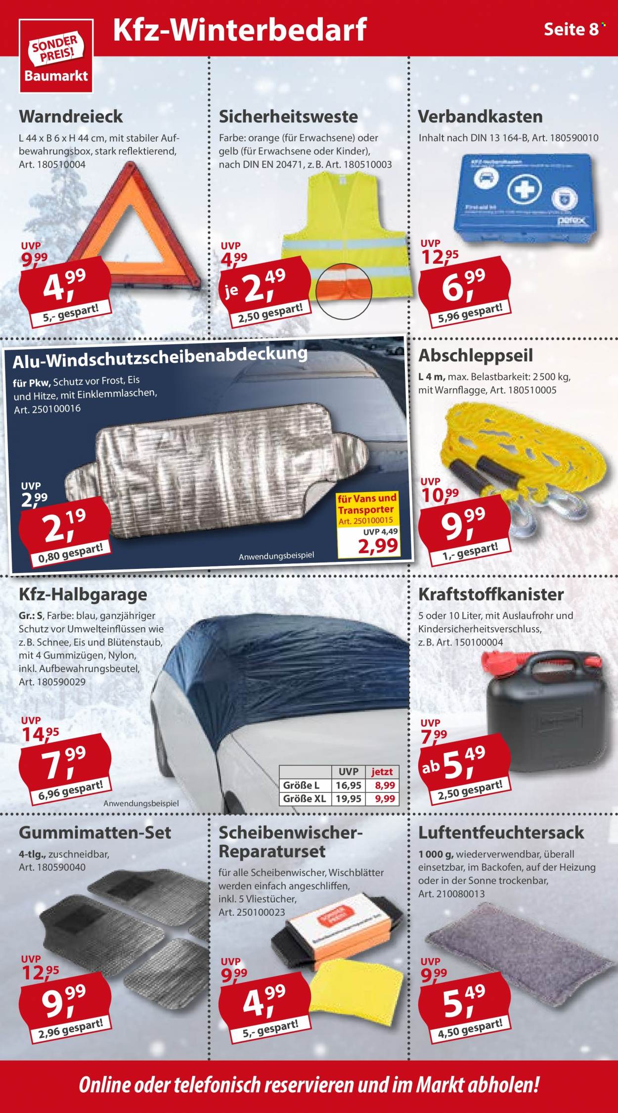 Sonderpreis-Baumarkt Prospekte  - 17.12.2022 - 23.12.2022. Seite 8