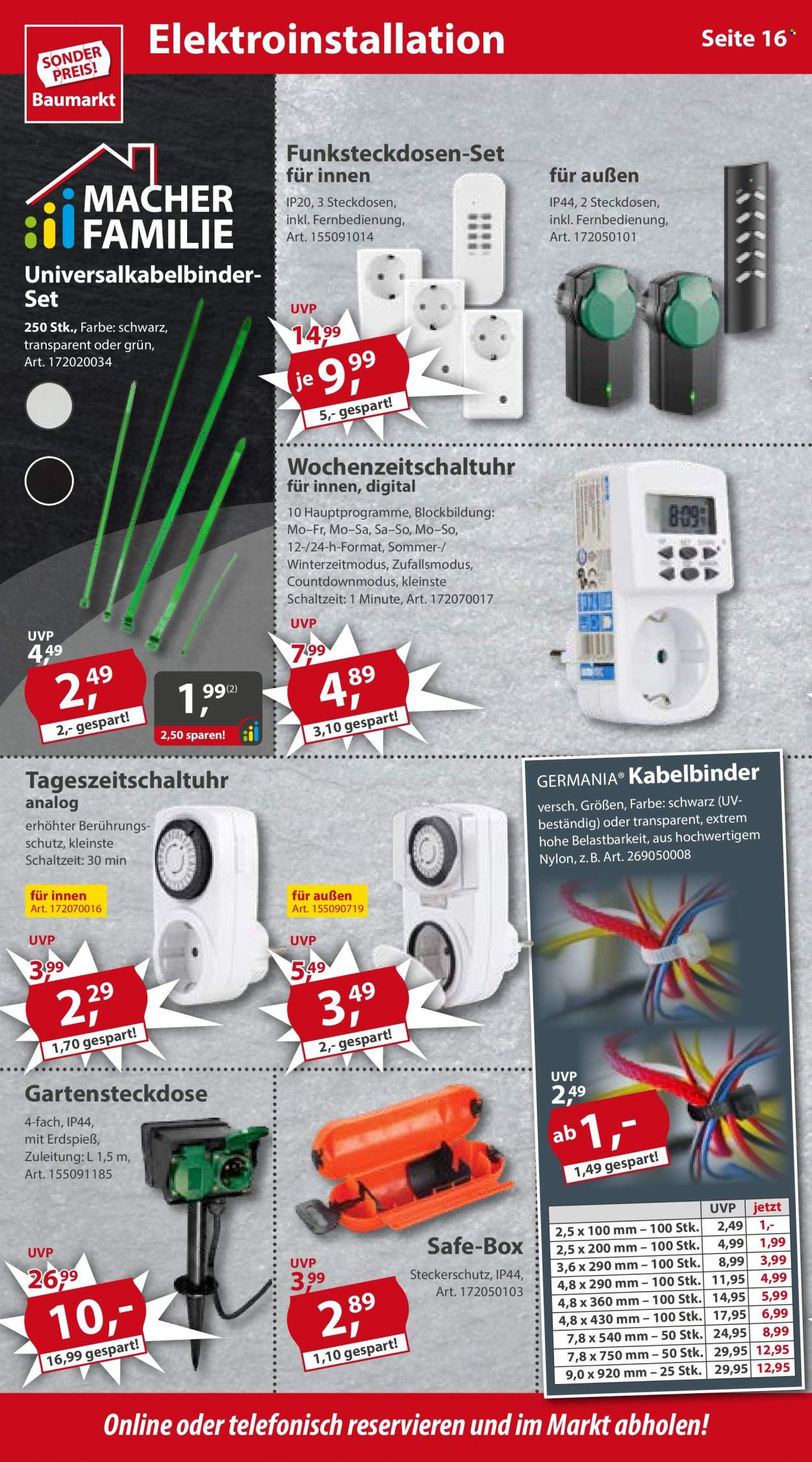 Sonderpreis-Baumarkt Prospekte  - 17.12.2022 - 23.12.2022. Seite 16