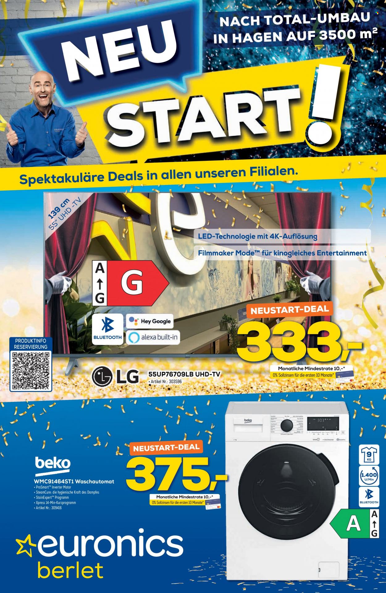 Euronics Prospekte  - 10.12.2022 - 16.12.2022. Seite 1