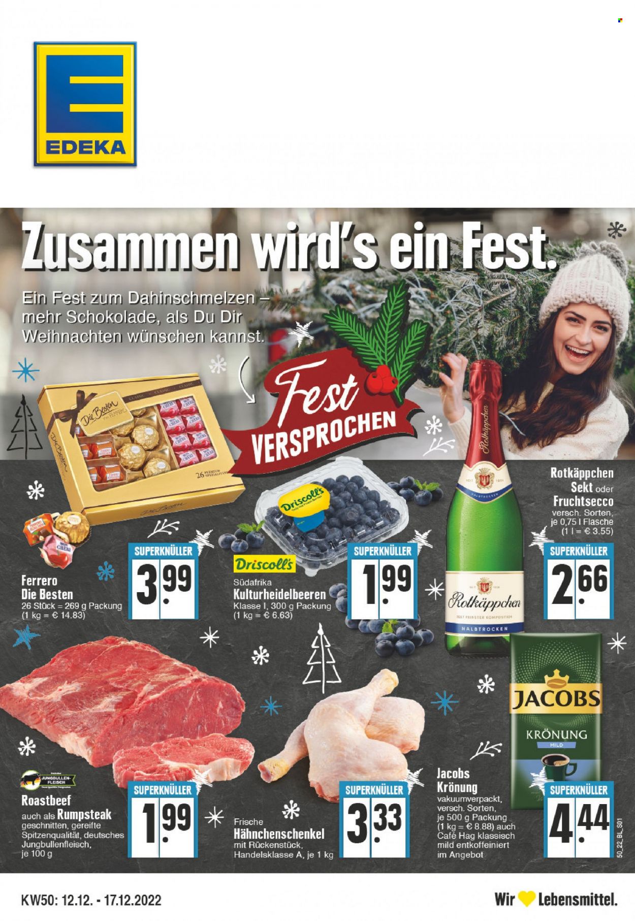 Edeka Prospekte  - 12.12.2022 - 17.12.2022. Seite 1