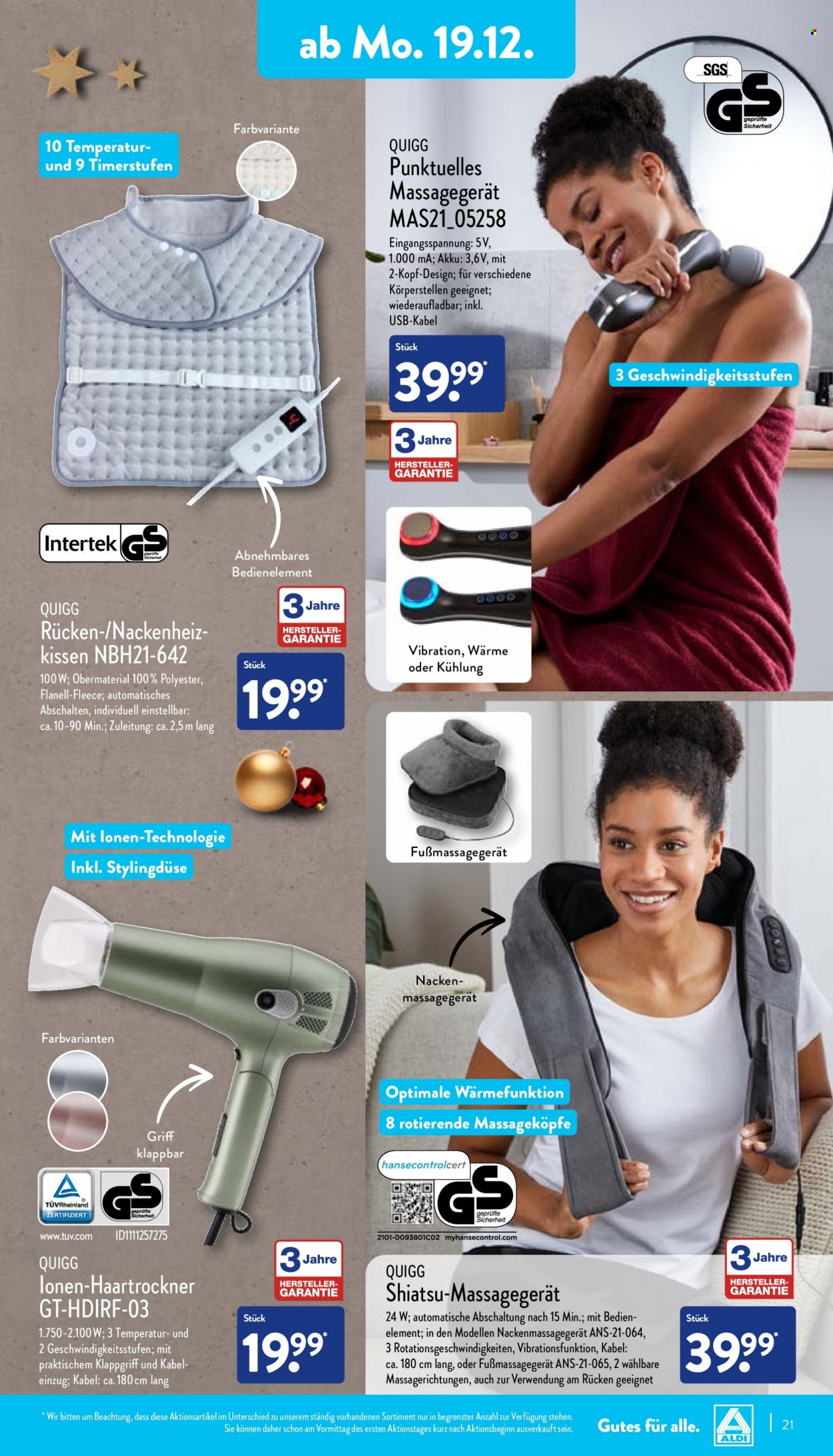 ALDI Nord Prospekte  - 19.12.2022 - 24.12.2022. Seite 21