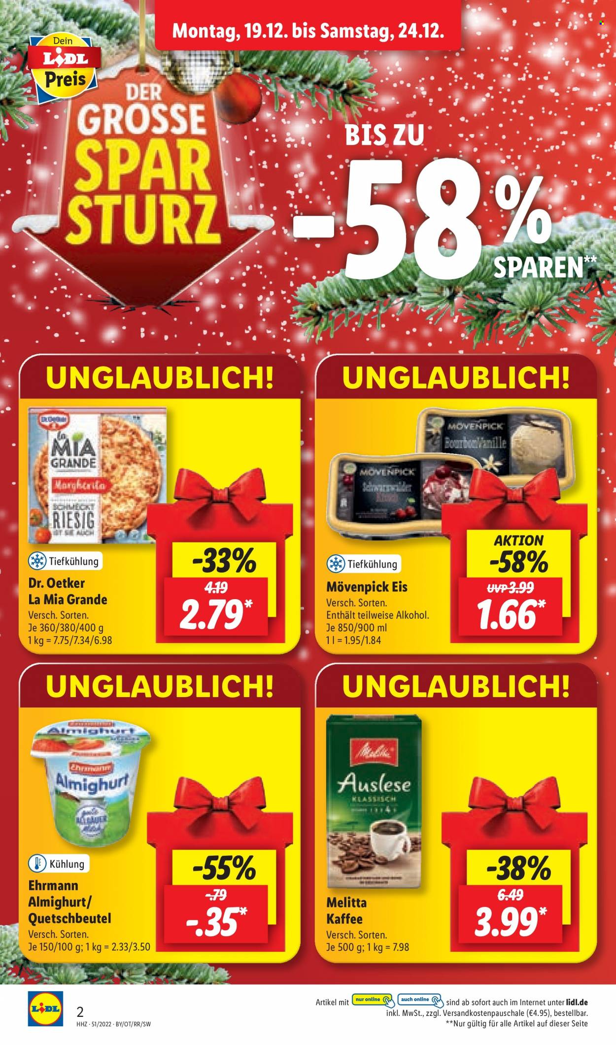 Lidl Prospekte  - 19.12.2022 - 24.12.2022. Seite 2