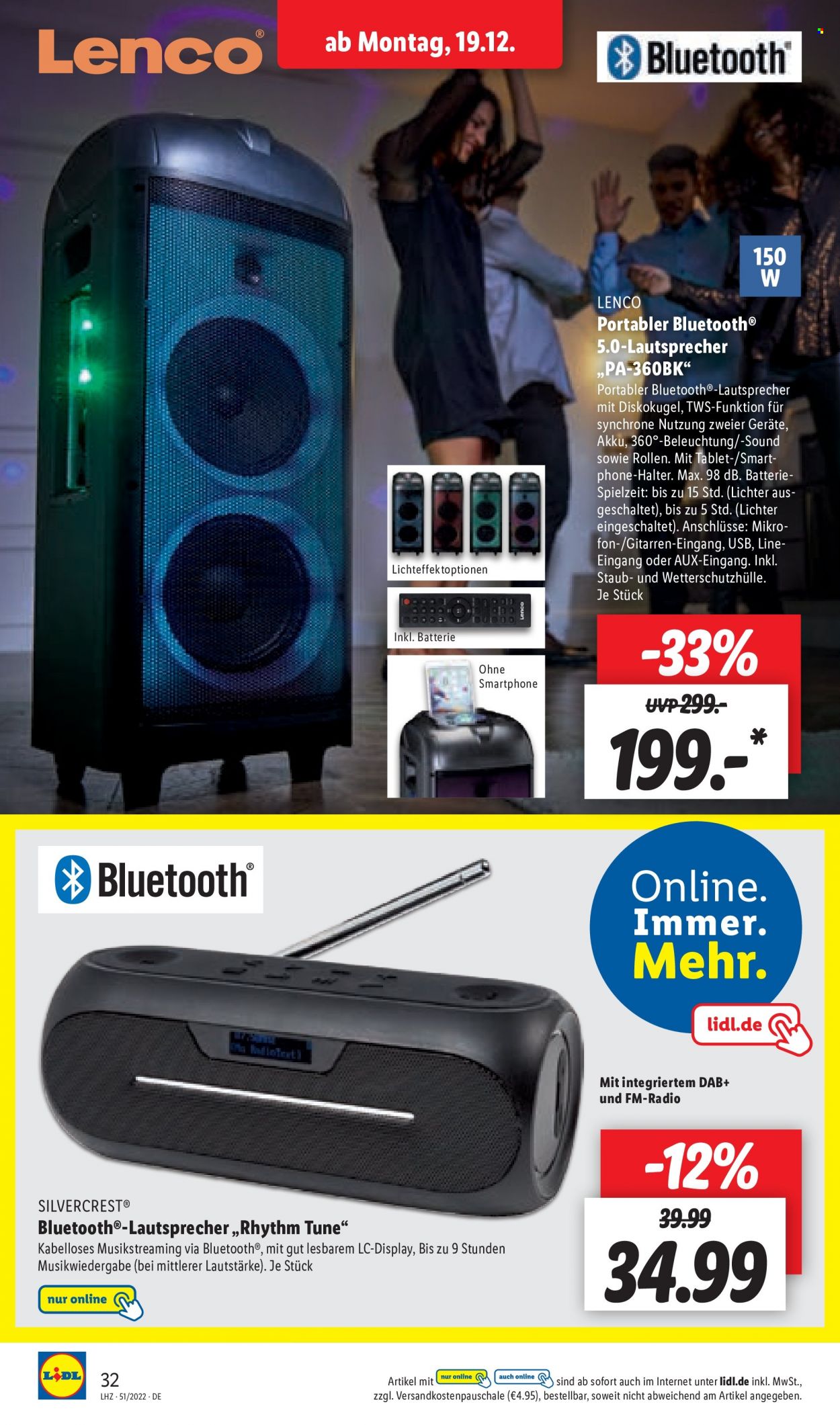 Lidl Prospekte  - 19.12.2022 - 24.12.2022. Seite 34