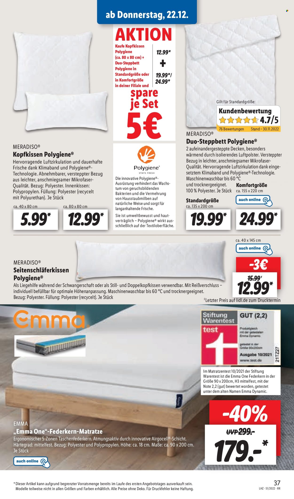 Lidl Prospekte  - 19.12.2022 - 24.12.2022. Seite 39