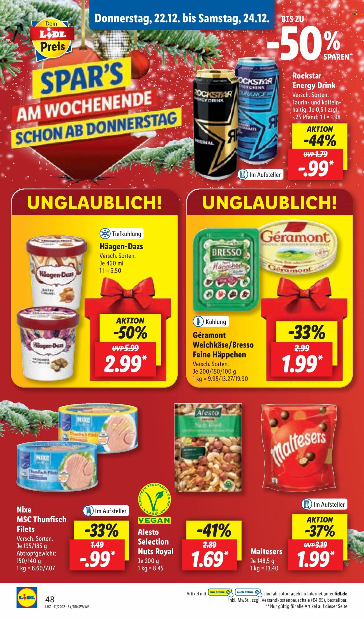 Lidl Prospekte  - 19.12.2022 - 24.12.2022. Seite 50
