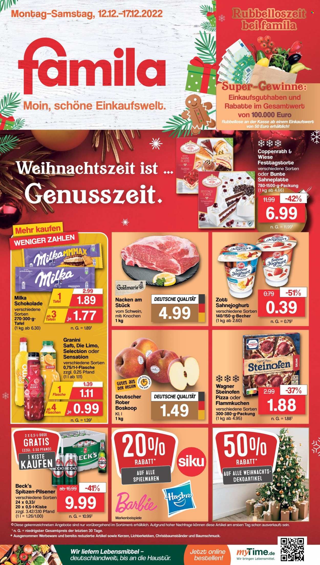famila Prospekte  - 12.12.2022 - 17.12.2022. Seite 1