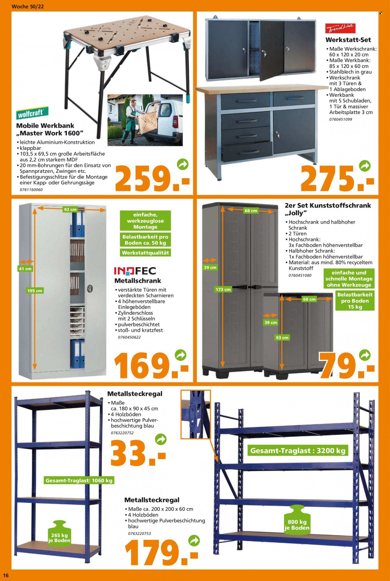 Globus Baumarkt Prospekte  - 12.12.2022 - 17.12.2022. Seite 16