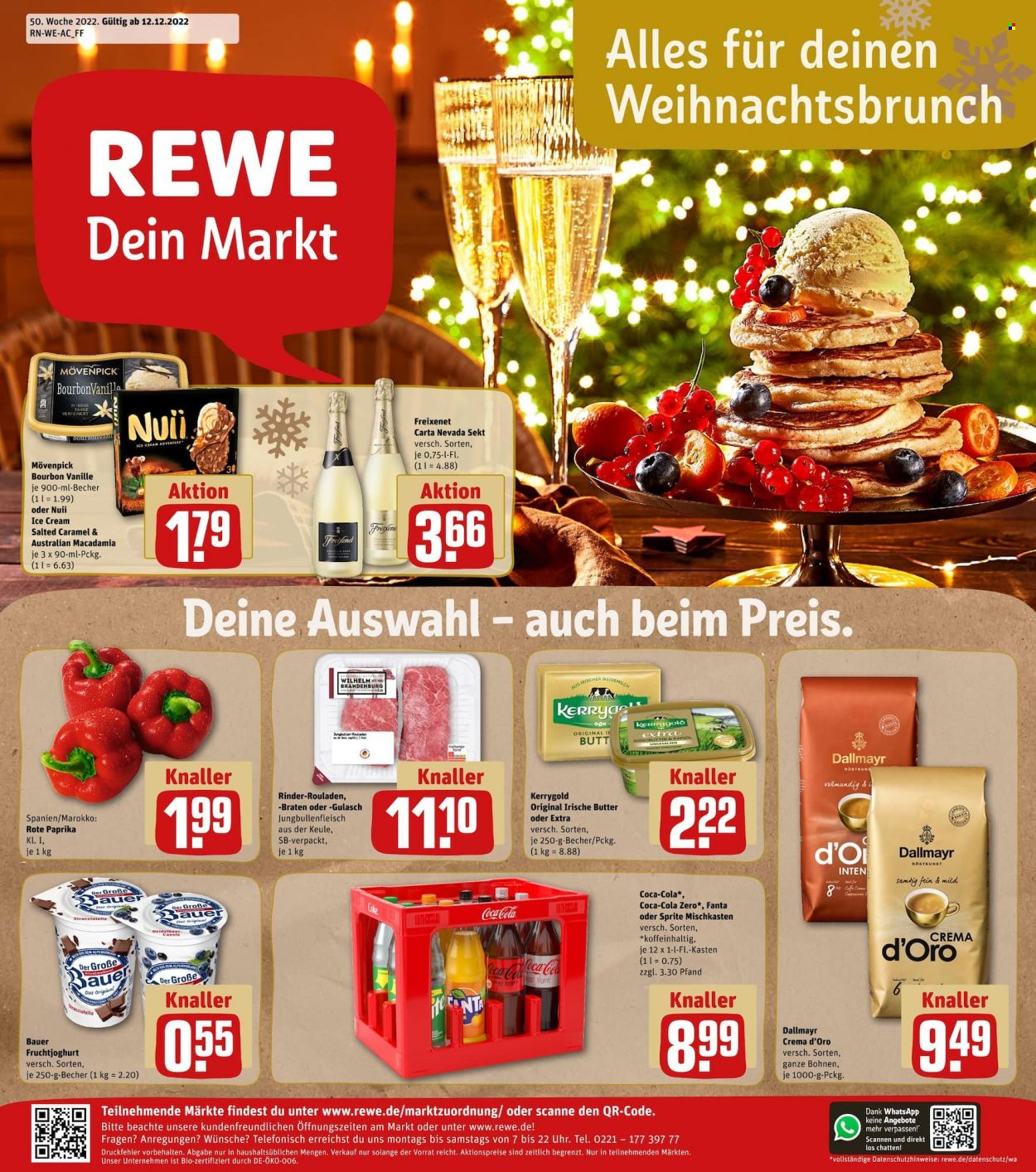 REWE Prospekte  - 12.12.2022 - 17.12.2022. Seite 1