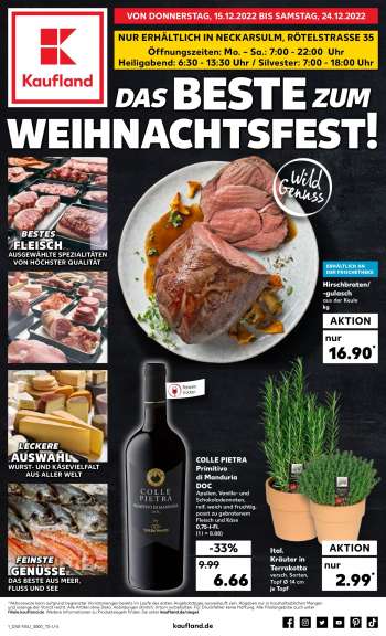 Prospekte Kaufland - 15.12.2022 - 24.12.2022.