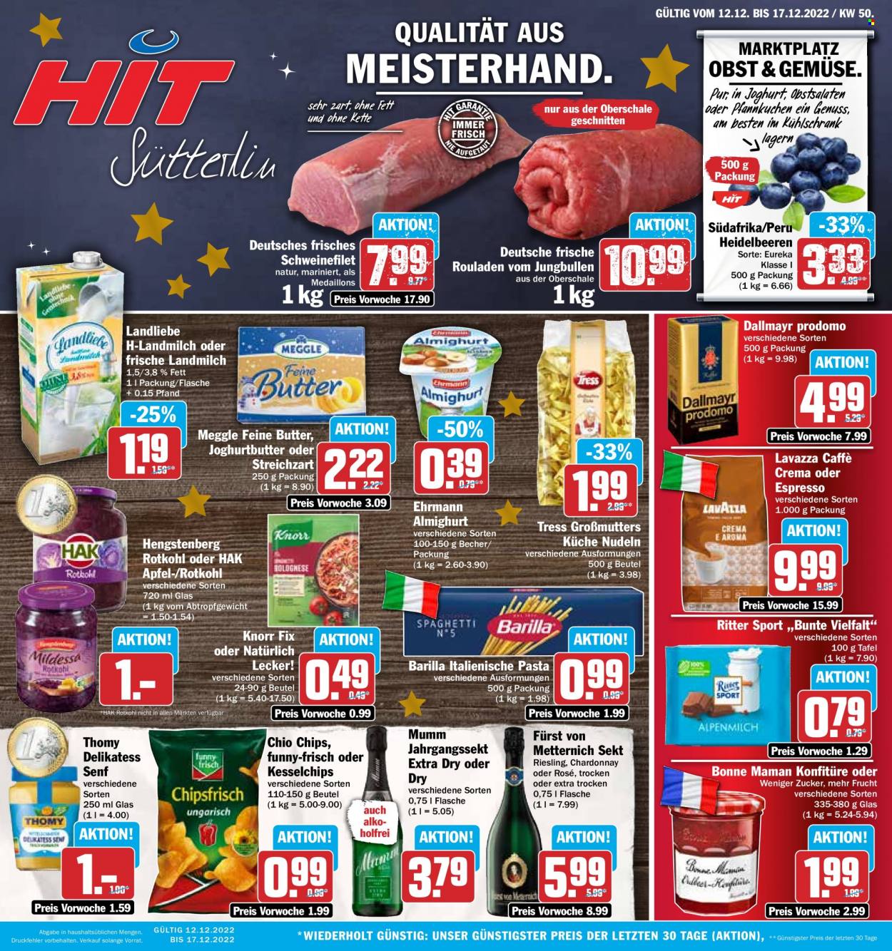 Hit Prospekte  - 12.12.2022 - 17.12.2022. Seite 1