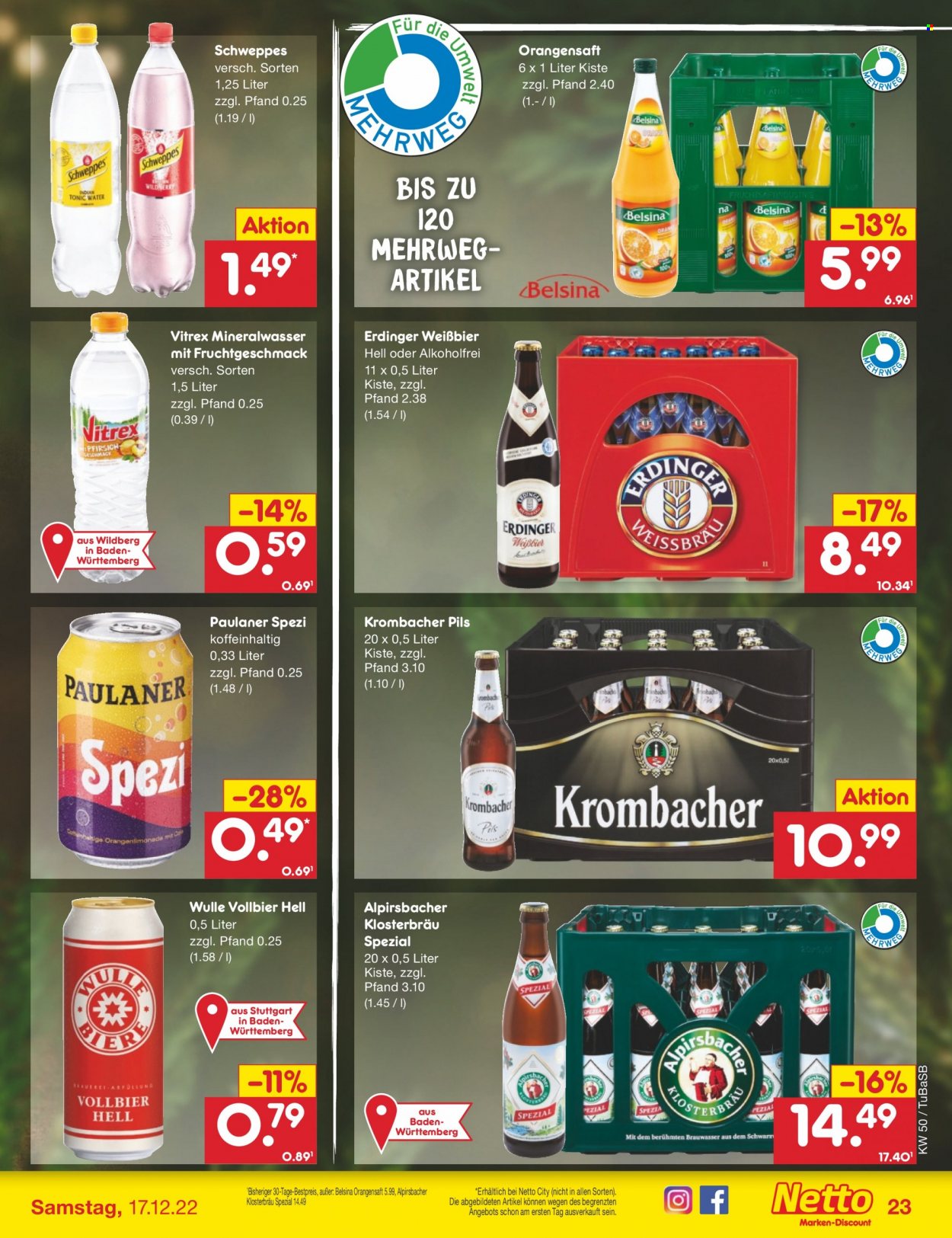 Netto Marken-Discount Prospekte  - 12.12.2022 - 17.12.2022. Seite 23
