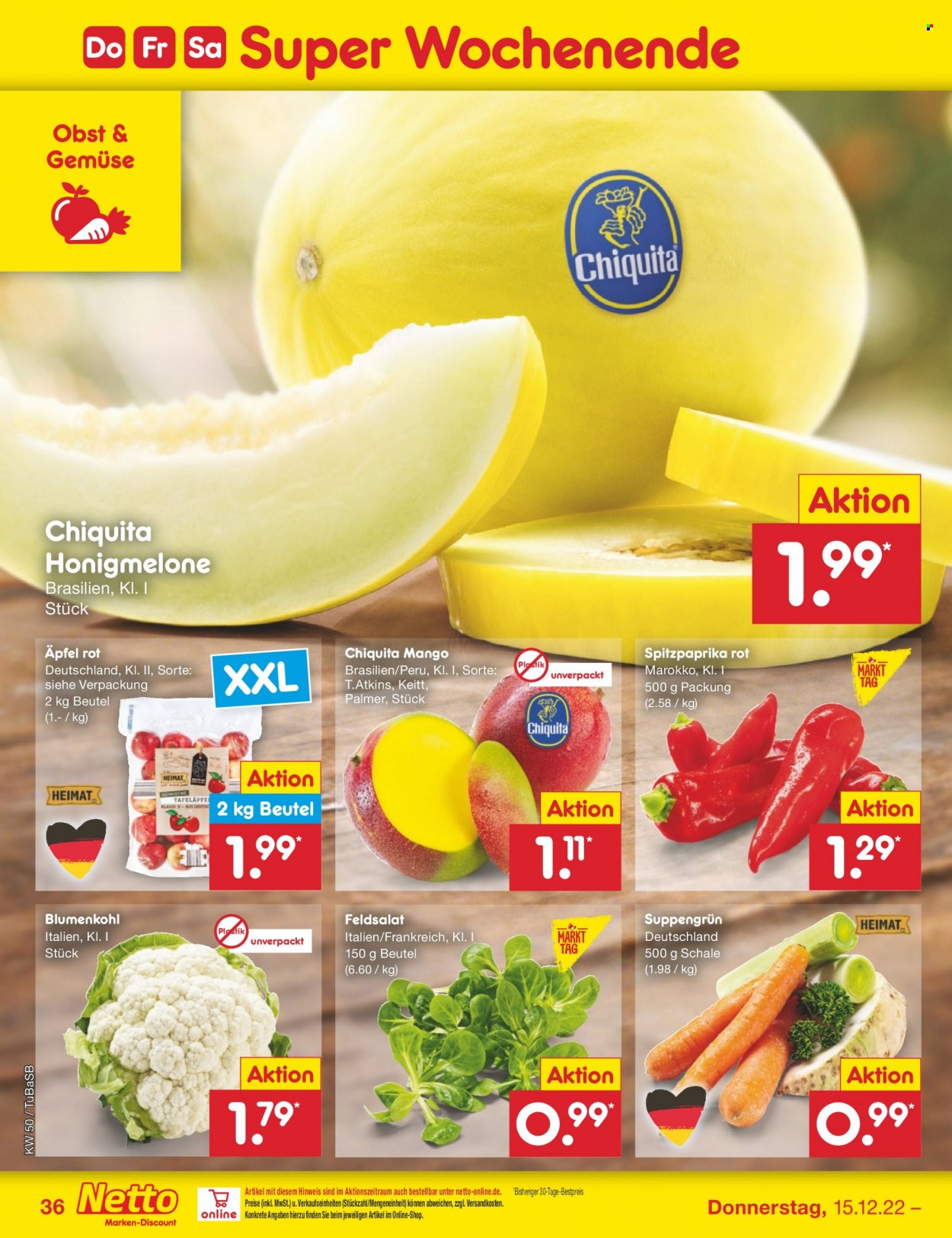 Netto Marken-Discount Prospekte  - 12.12.2022 - 17.12.2022. Seite 36