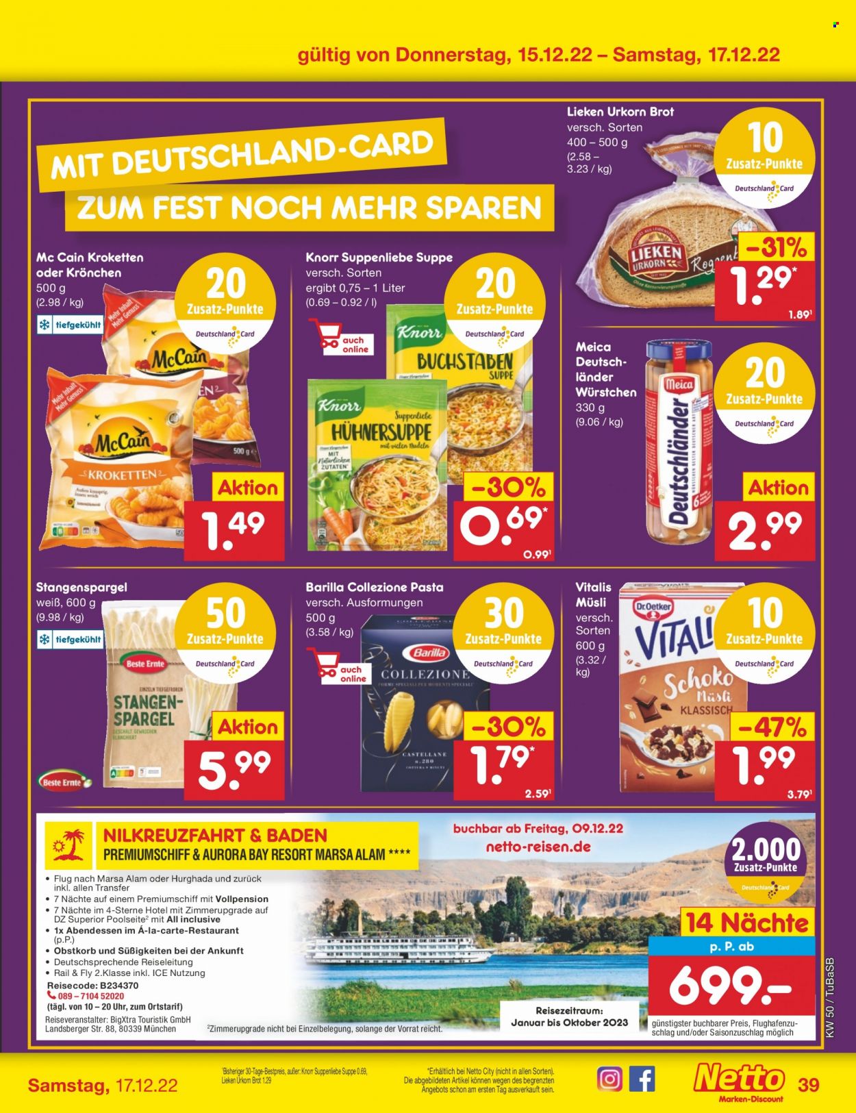 Netto Marken-Discount Prospekte  - 12.12.2022 - 17.12.2022. Seite 39