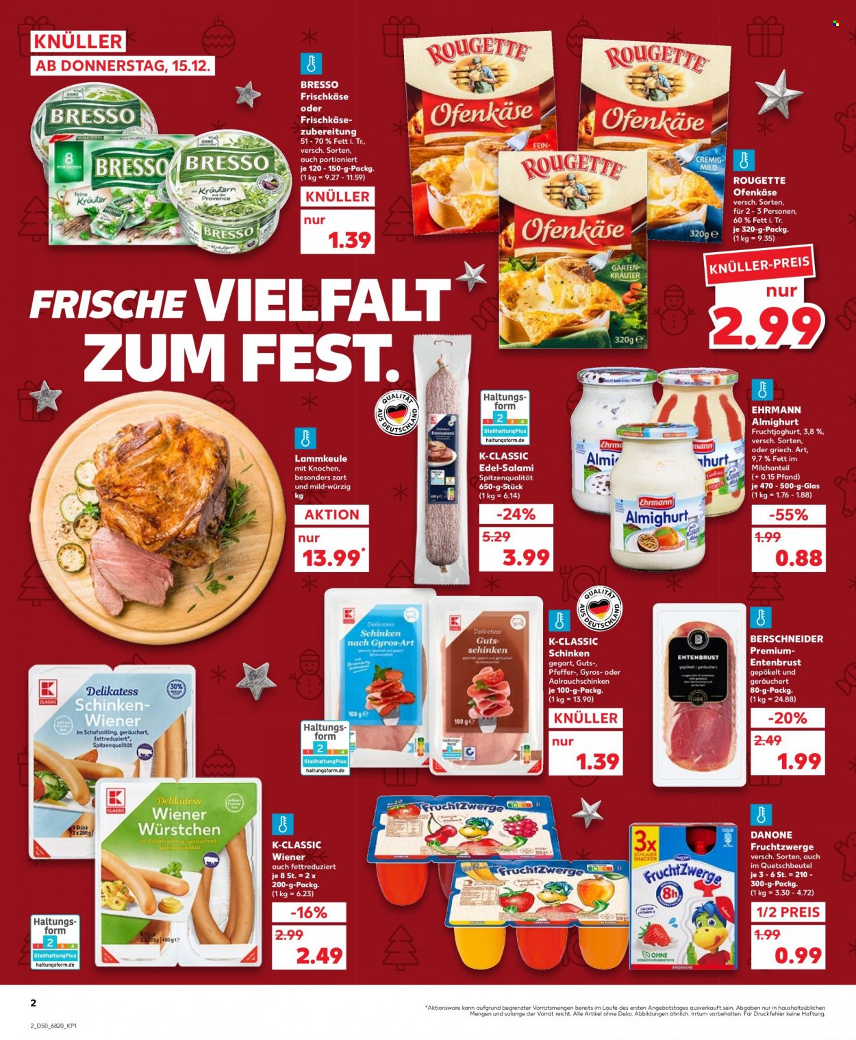 Kaufland Prospekte  - 15.12.2022 - 21.12.2022. Seite 2