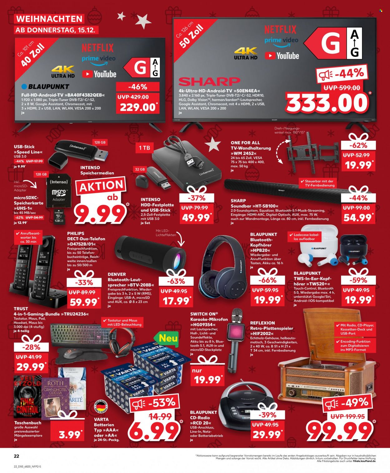 Kaufland Prospekte  - 15.12.2022 - 21.12.2022. Seite 22