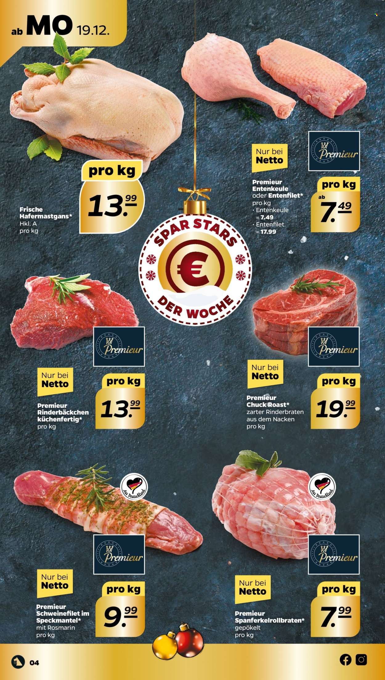 Netto Prospekte  - 19.12.2022 - 24.12.2022. Seite 4