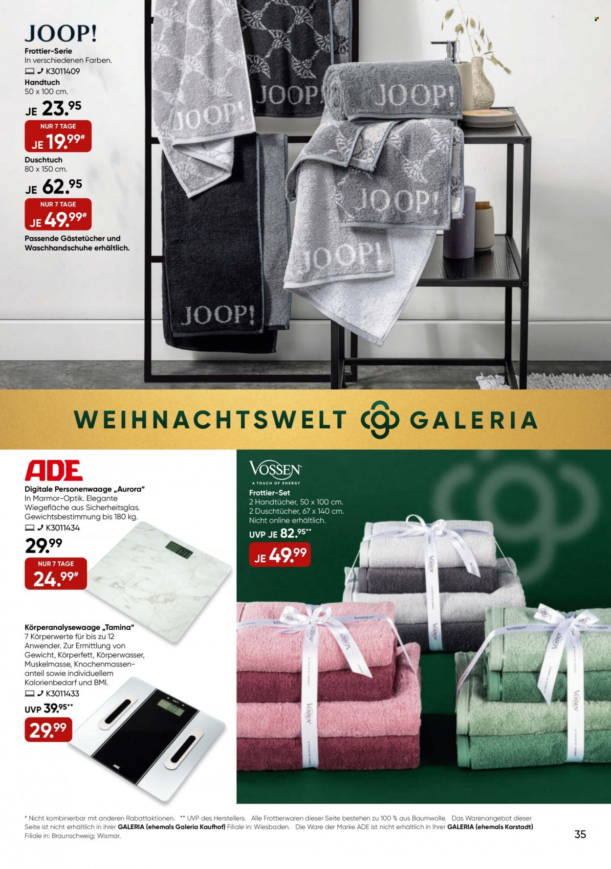 GALERIA Karstadt Kaufhof Prospekte  - 14.12.2022 - 20.12.2022. Seite 35