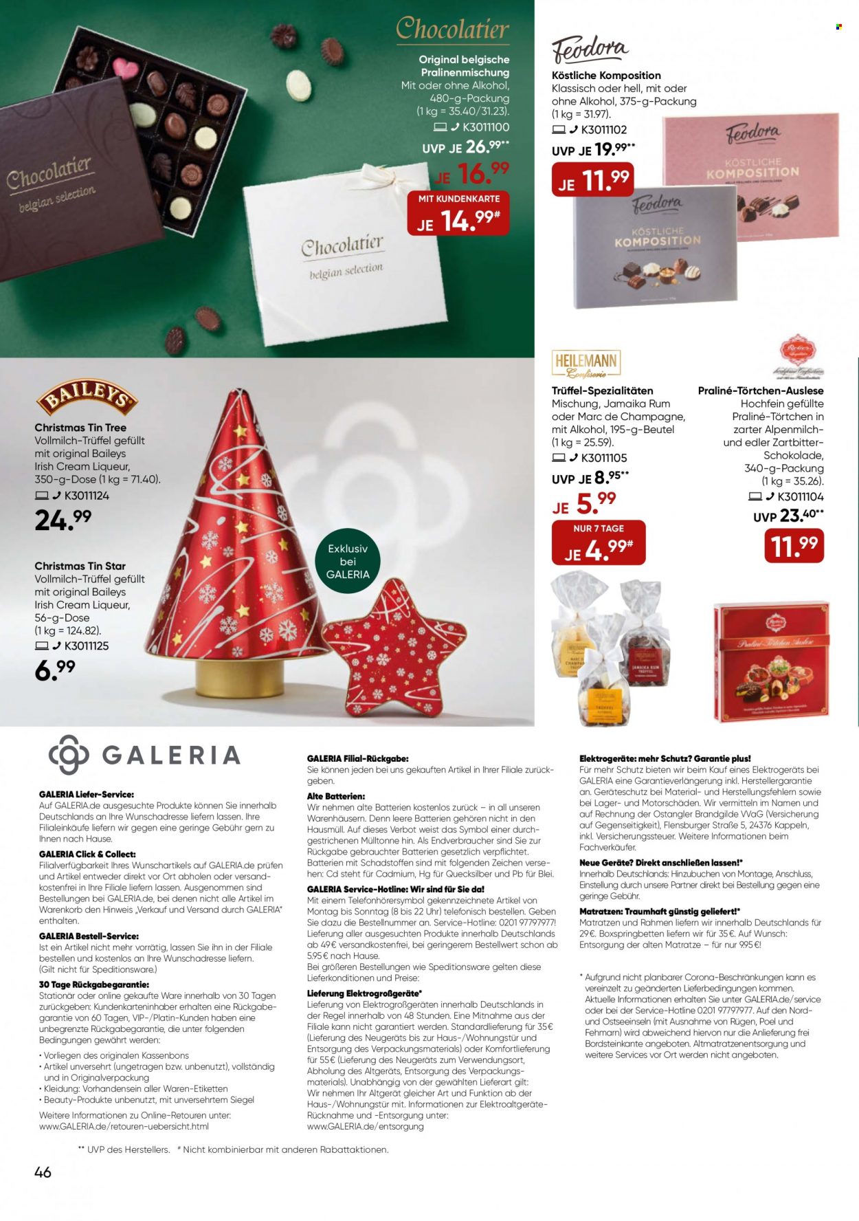 GALERIA Karstadt Kaufhof Prospekte  - 14.12.2022 - 20.12.2022. Seite 46
