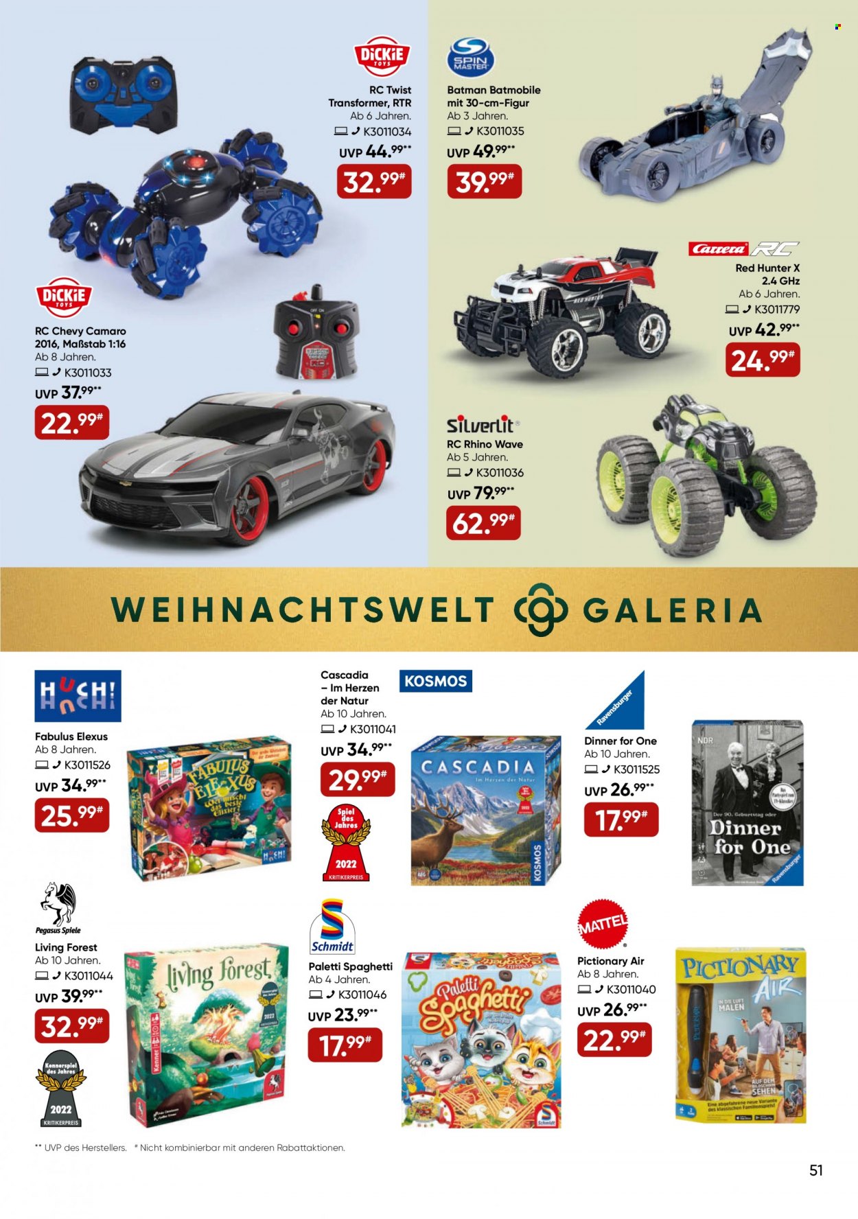 GALERIA Karstadt Kaufhof Prospekte  - 14.12.2022 - 20.12.2022. Seite 51