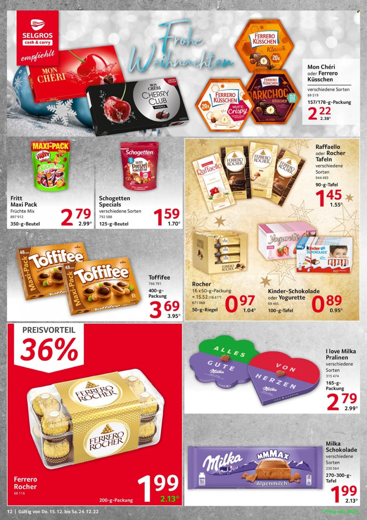 Selgros Prospekte  - 15.12.2022 - 24.12.2022. Seite 12