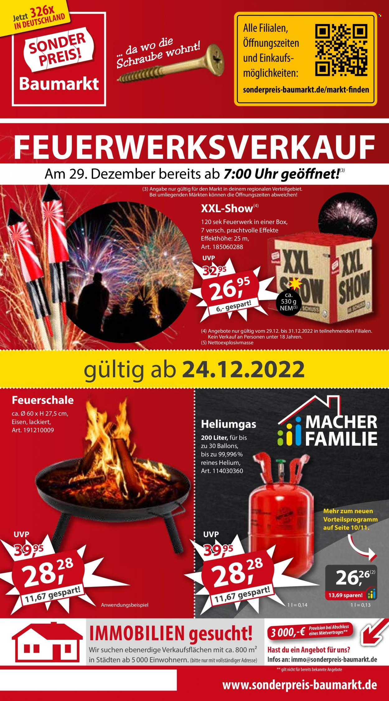Sonderpreis-Baumarkt Prospekte  - 24.12.2022 - 30.12.2022. Seite 1