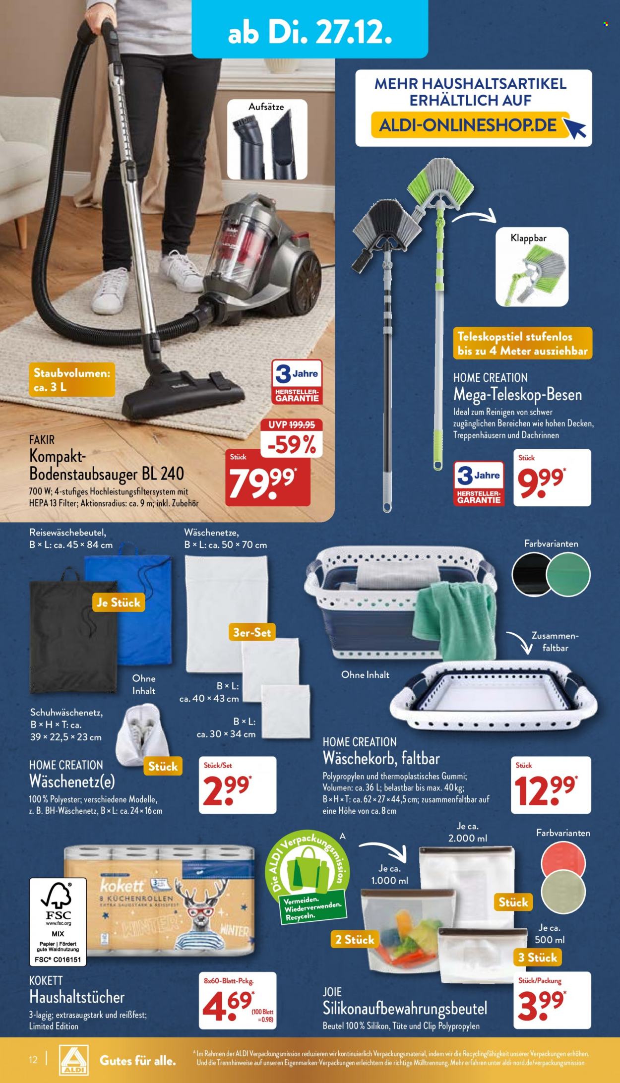 ALDI Nord Prospekte  - 27.12.2022 - 31.12.2022. Seite 12
