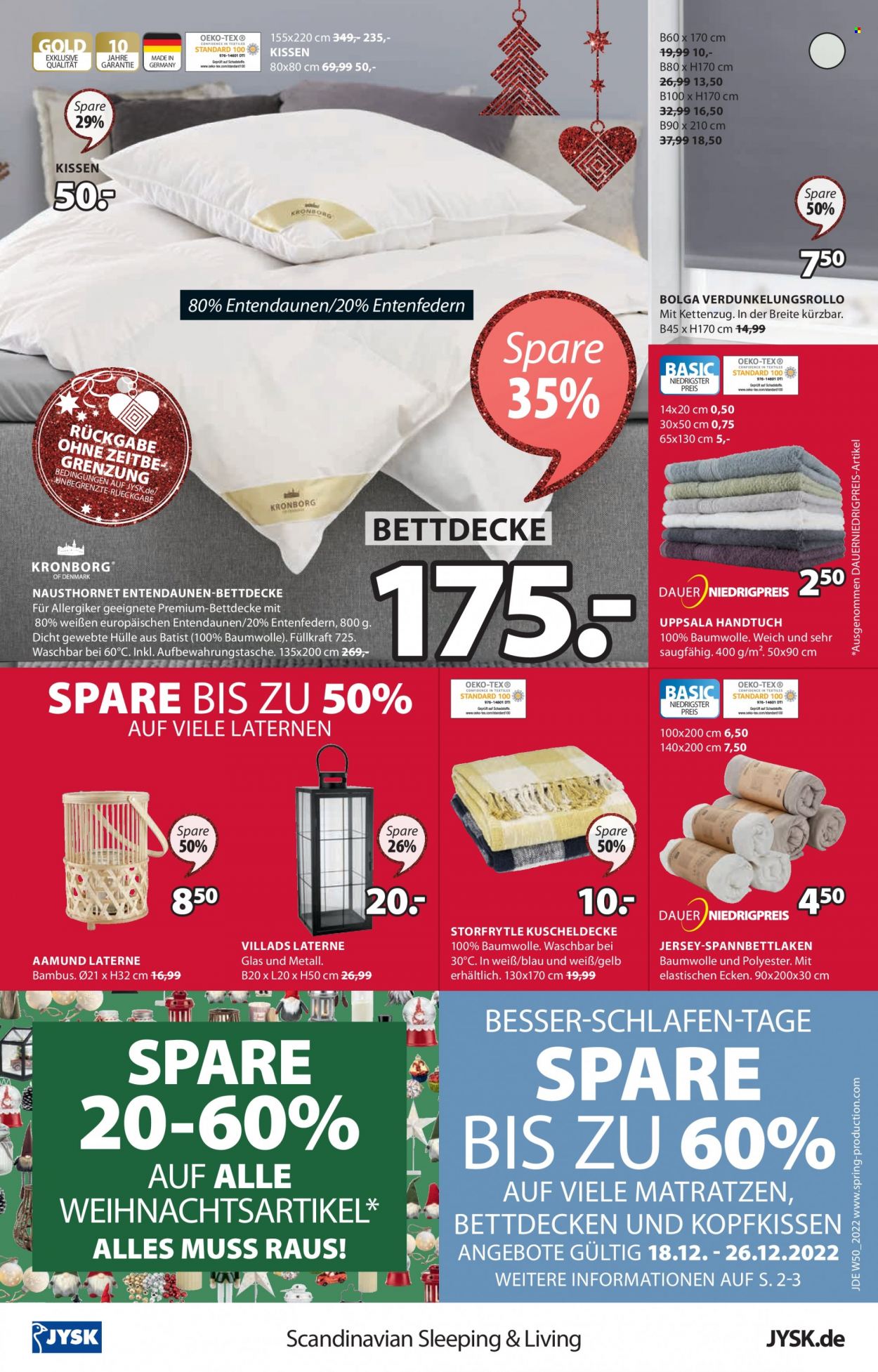 JYSK Prospekte  - 18.12.2022 - 31.12.2022. Seite 16