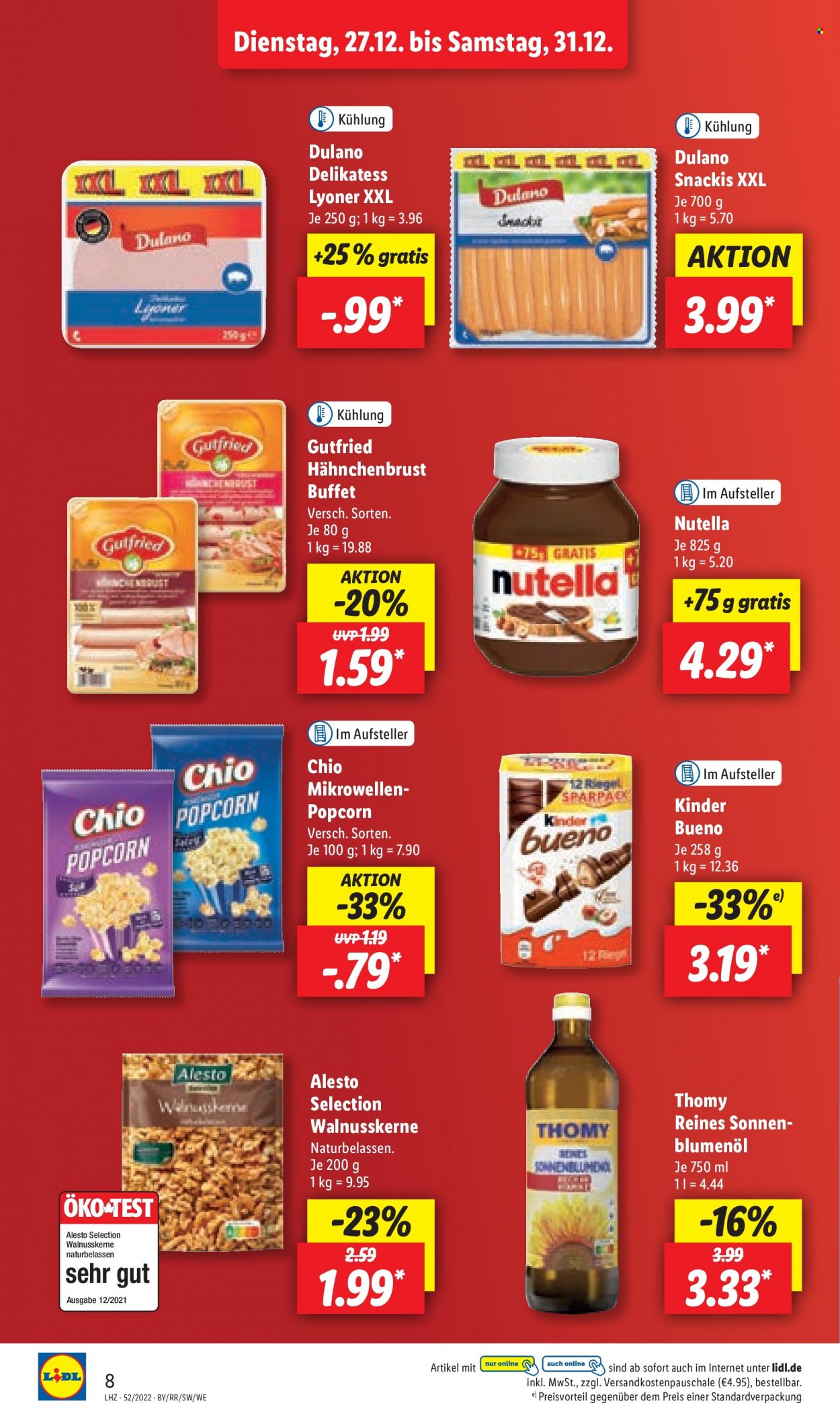 Lidl Prospekte  - 27.12.2022 - 31.12.2022. Seite 8