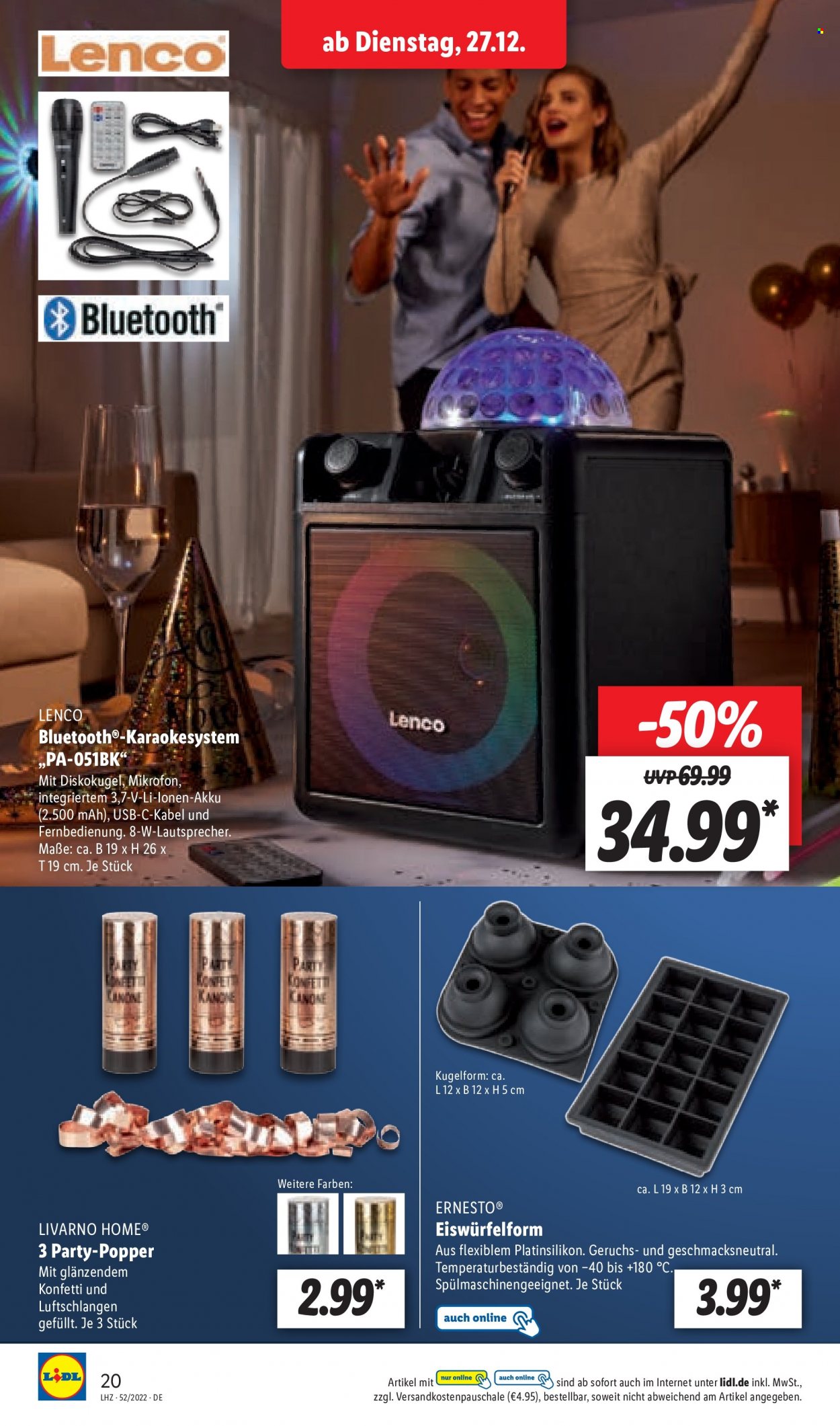 Lidl Prospekte  - 27.12.2022 - 31.12.2022. Seite 22