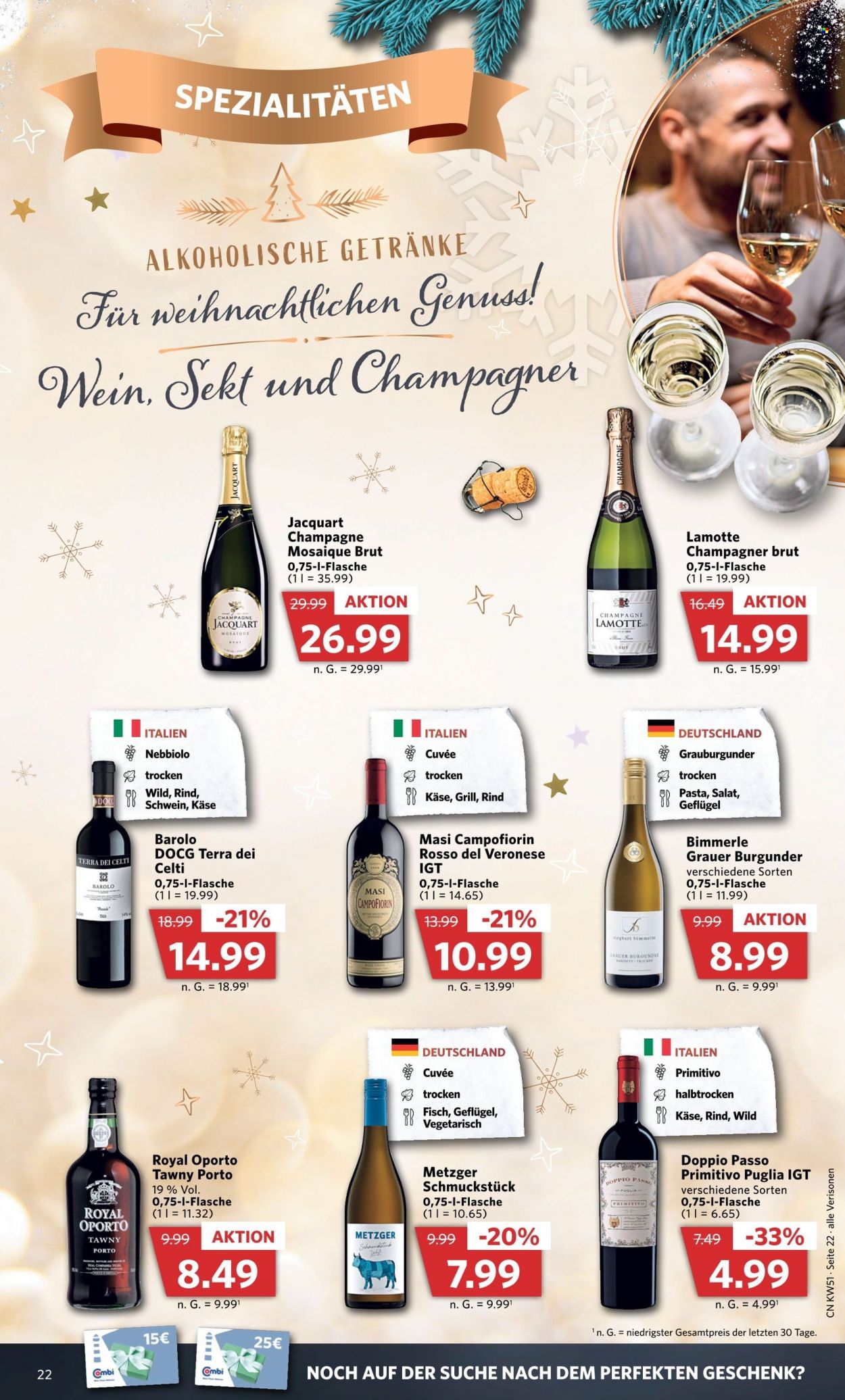 Combi Prospekte  - 19.12.2022 - 24.12.2022. Seite 22