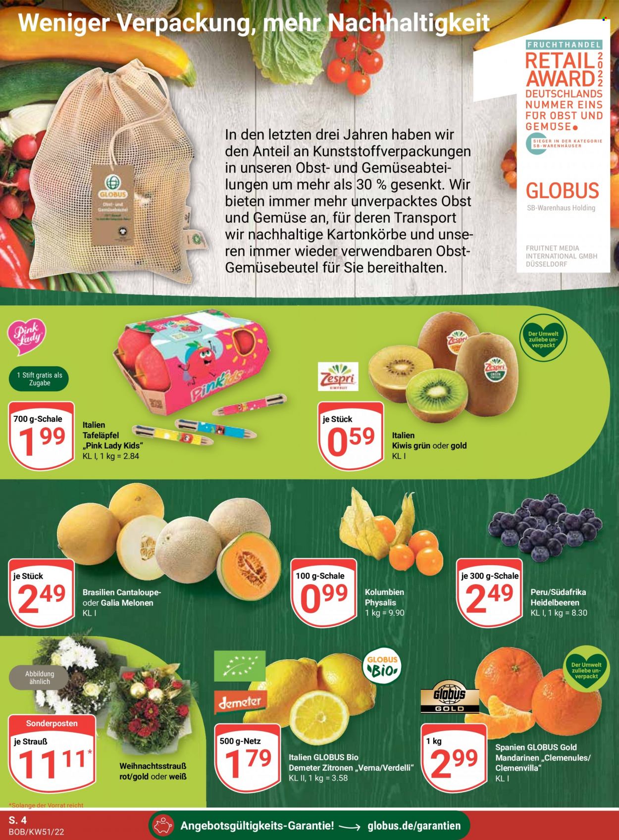 Globus Prospekte  - 19.12.2022 - 24.12.2022. Seite 12
