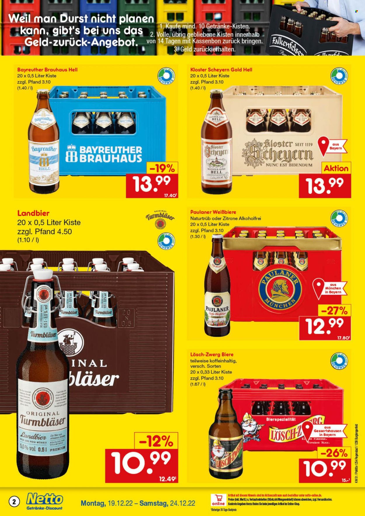 Netto Marken-Discount Prospekte  - 19.12.2022 - 24.12.2022. Seite 2