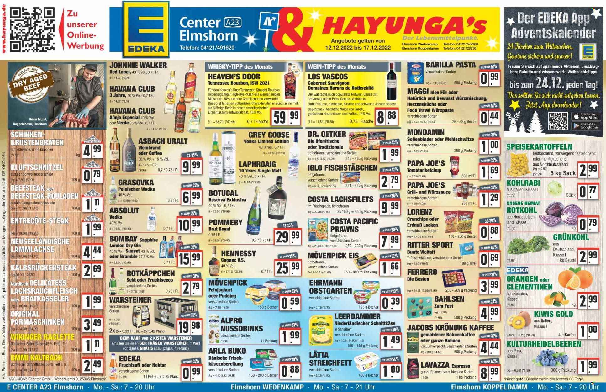 Edeka Prospekte  - 19.12.2022 - 24.12.2022. Seite 1