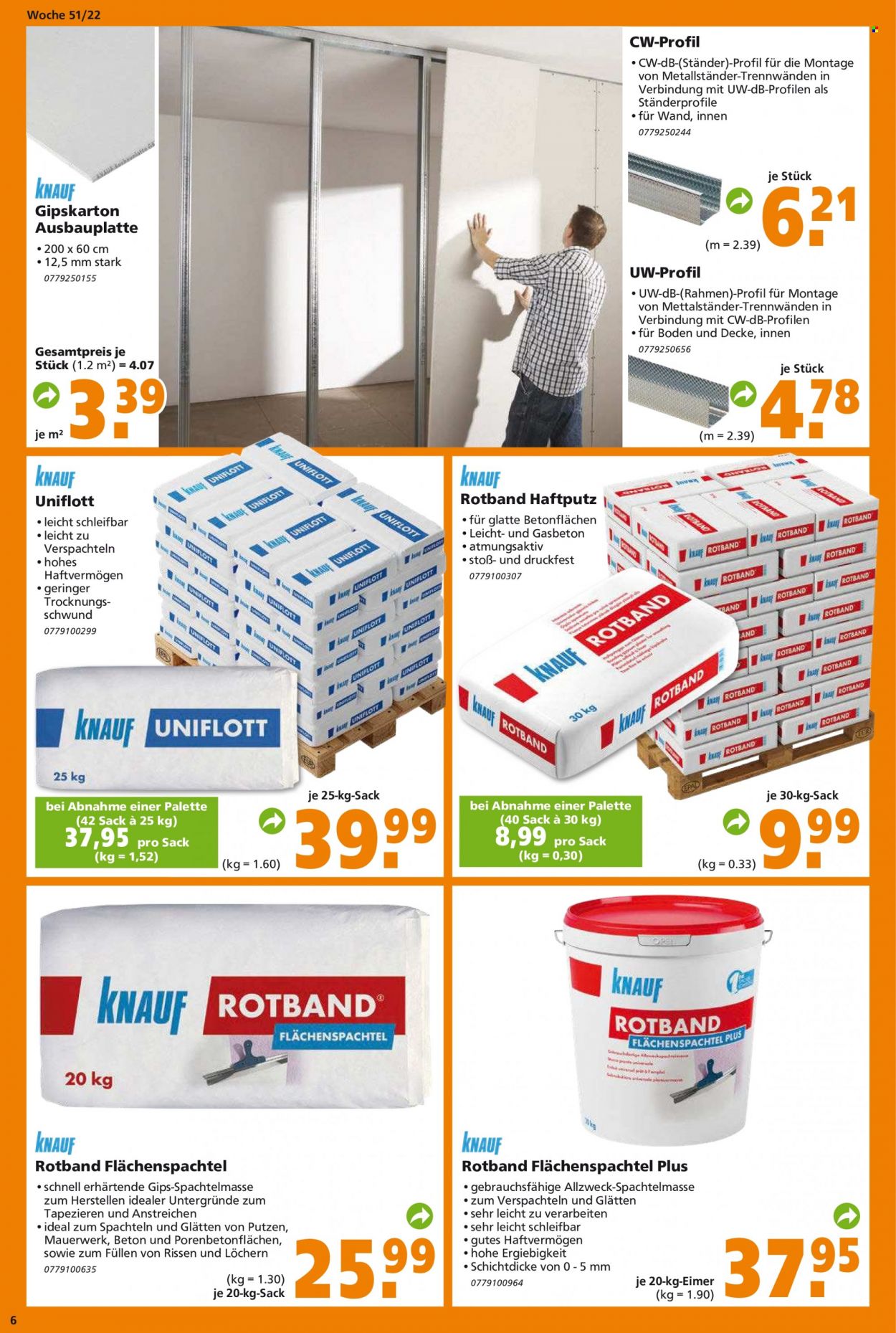 Globus Baumarkt Prospekte  - 19.12.2022 - 24.12.2022. Seite 6
