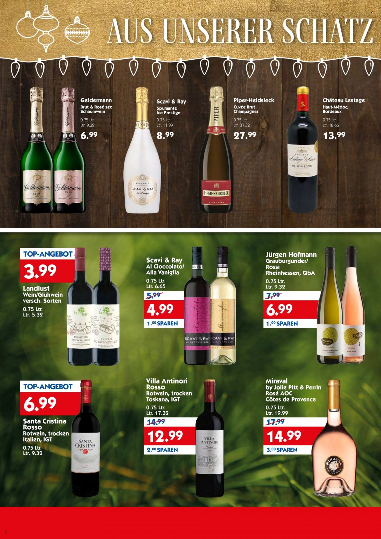 Hol'ab! Getränkemarkt Prospekte  - 19.12.2022 - 24.12.2022. Seite 6