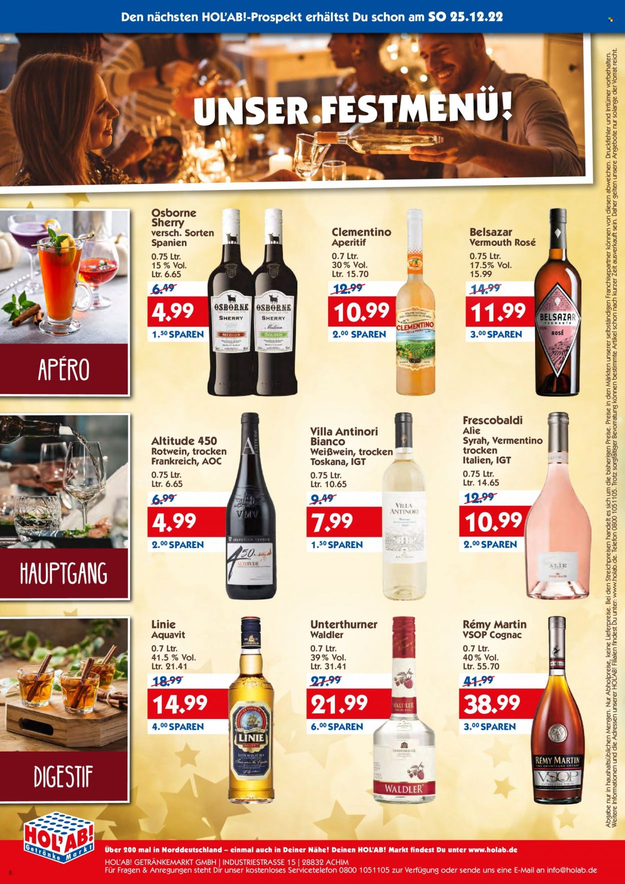 Hol'ab! Getränkemarkt Prospekte  - 19.12.2022 - 24.12.2022. Seite 8