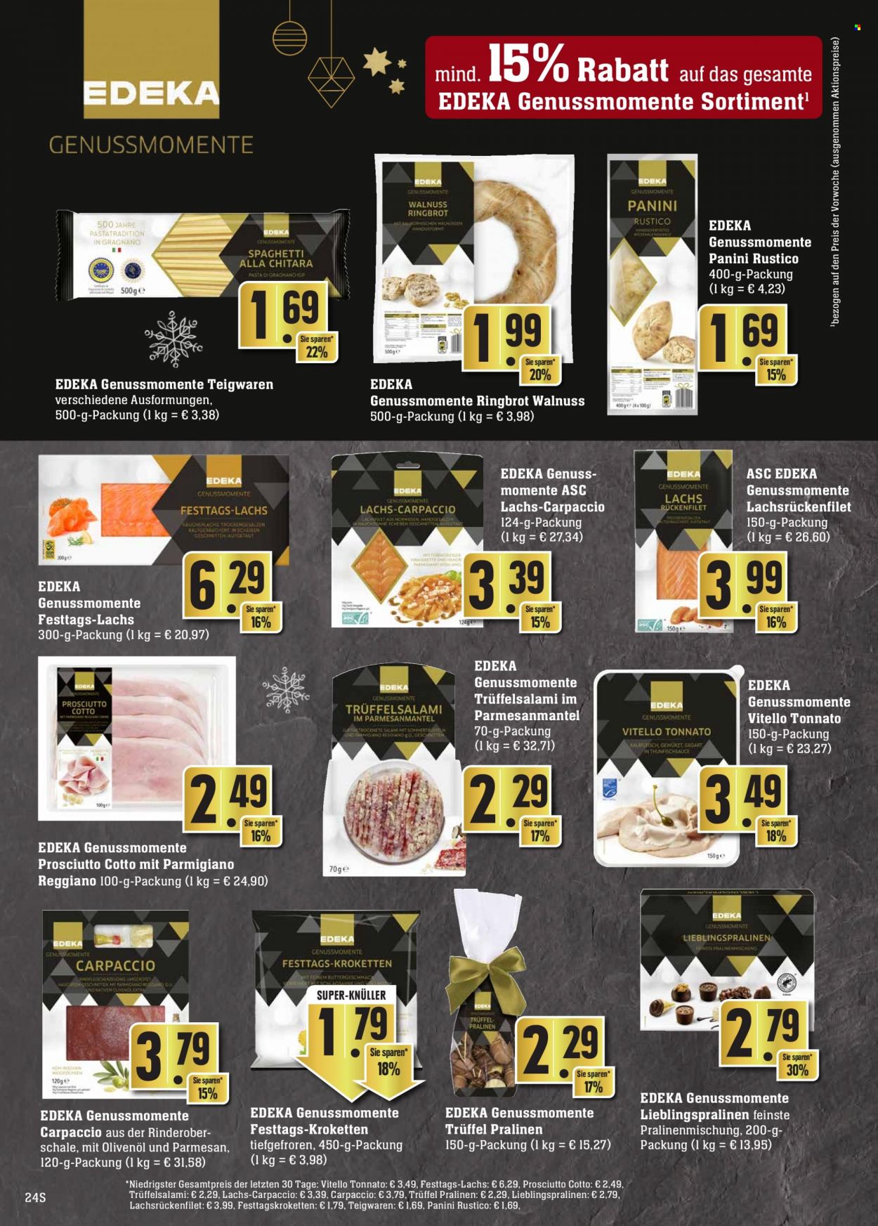 Edeka Prospekte  - 19.12.2022 - 24.12.2022. Seite 24