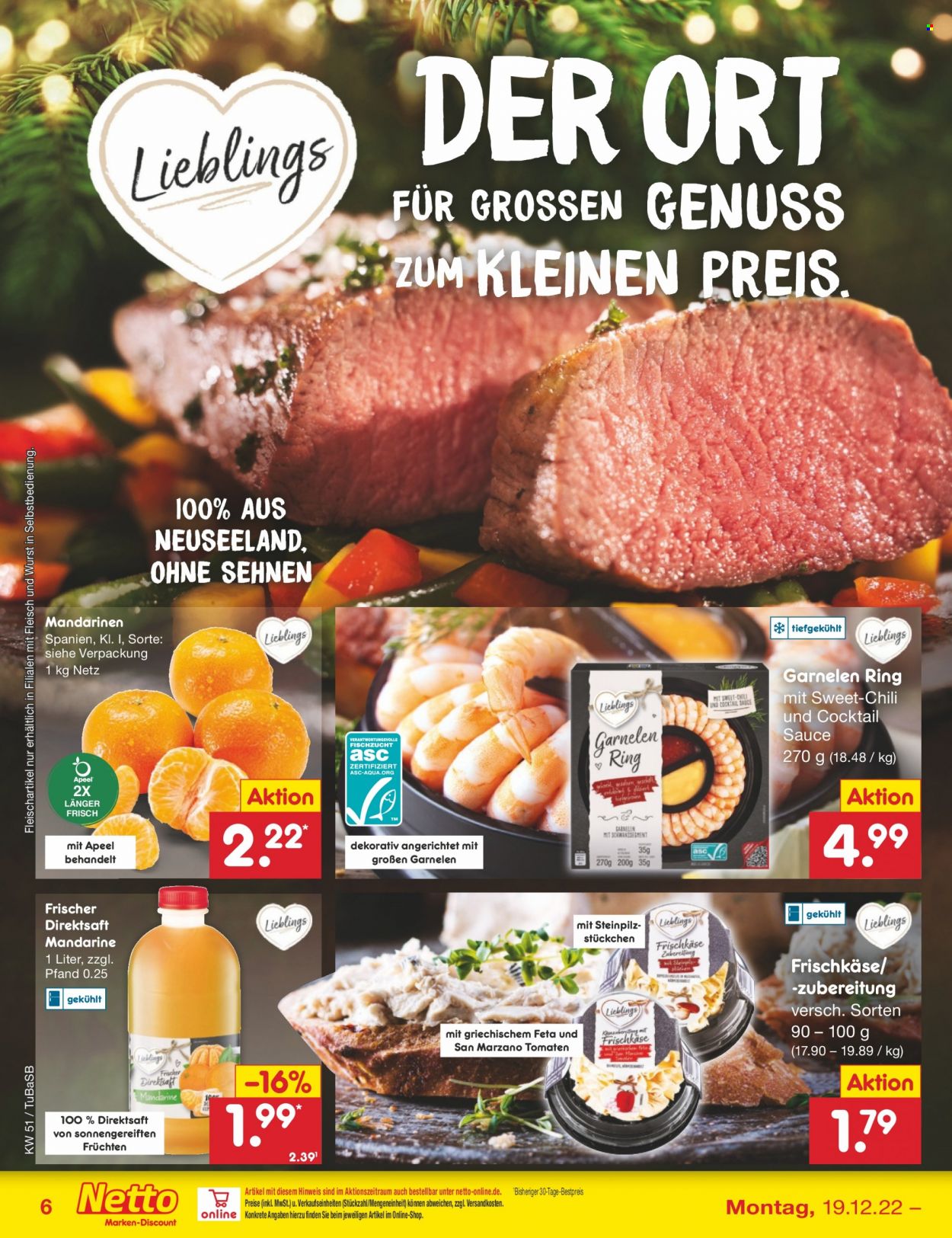 Netto Marken-Discount Prospekte  - 19.12.2022 - 24.12.2022. Seite 6