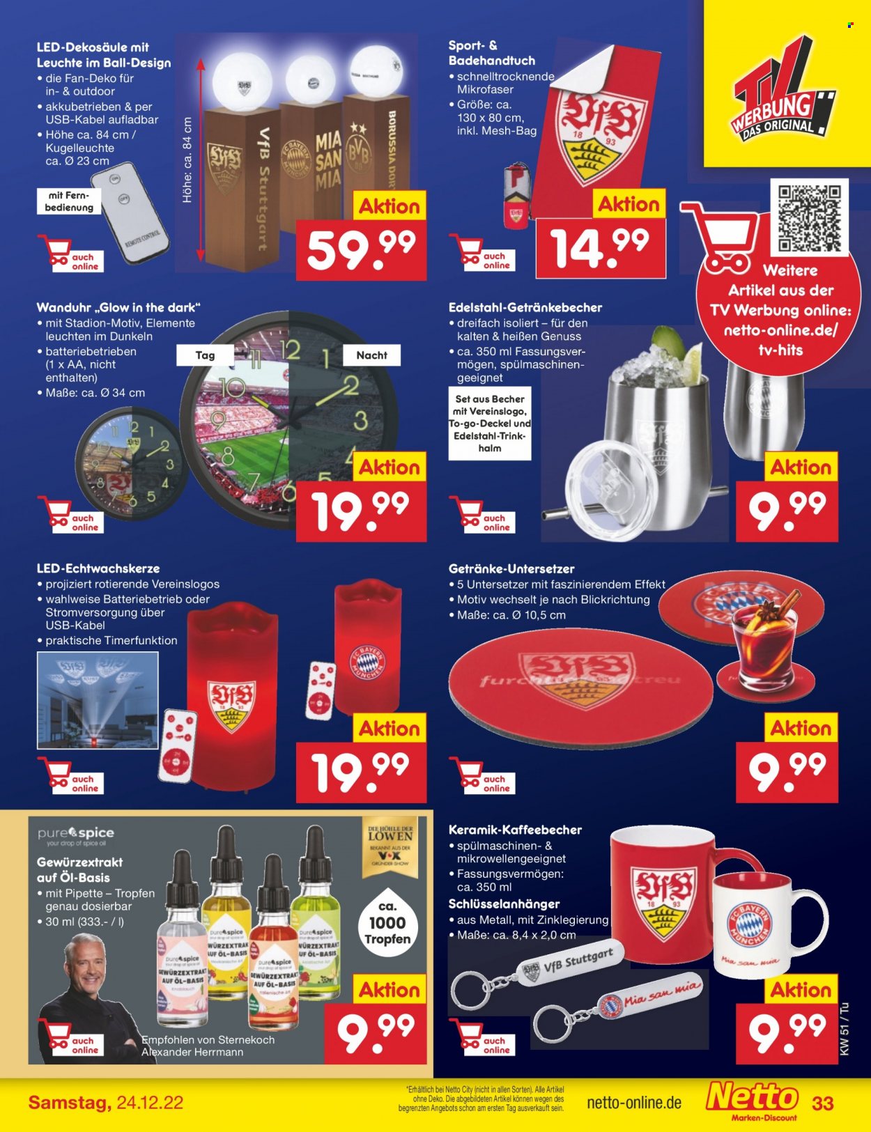 Netto Marken-Discount Prospekte  - 19.12.2022 - 24.12.2022. Seite 33