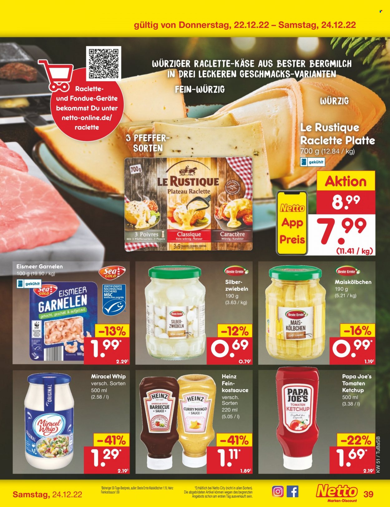 Netto Marken-Discount Prospekte  - 19.12.2022 - 24.12.2022. Seite 39